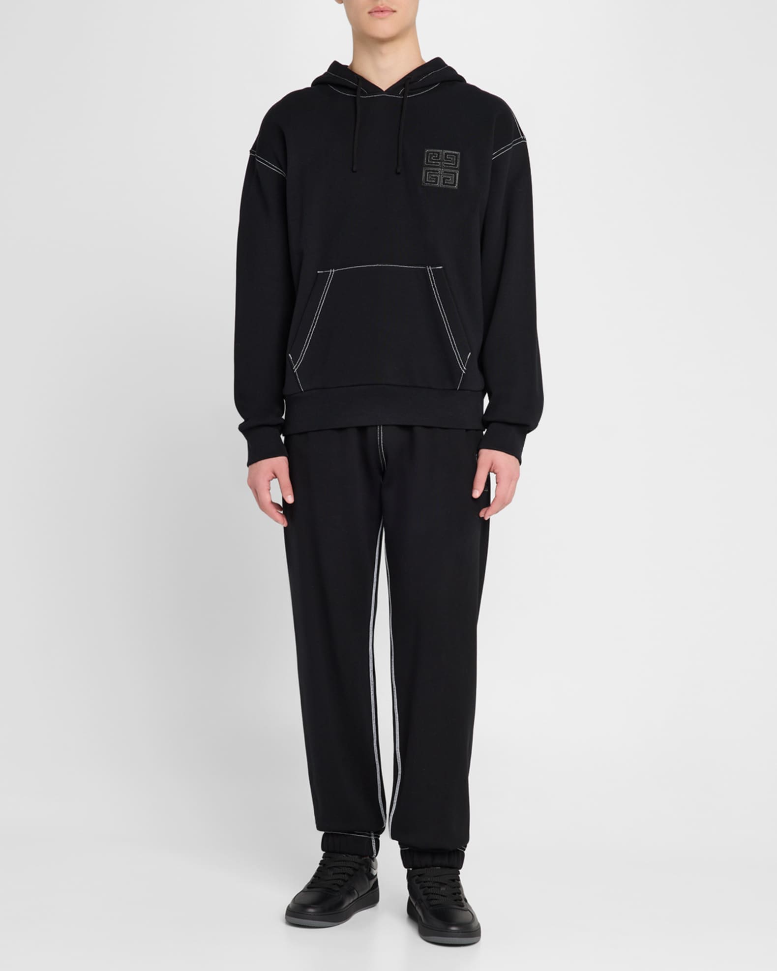 Givenchy Men's G Move Low-Top Leather Sneakers | Neiman Marcus