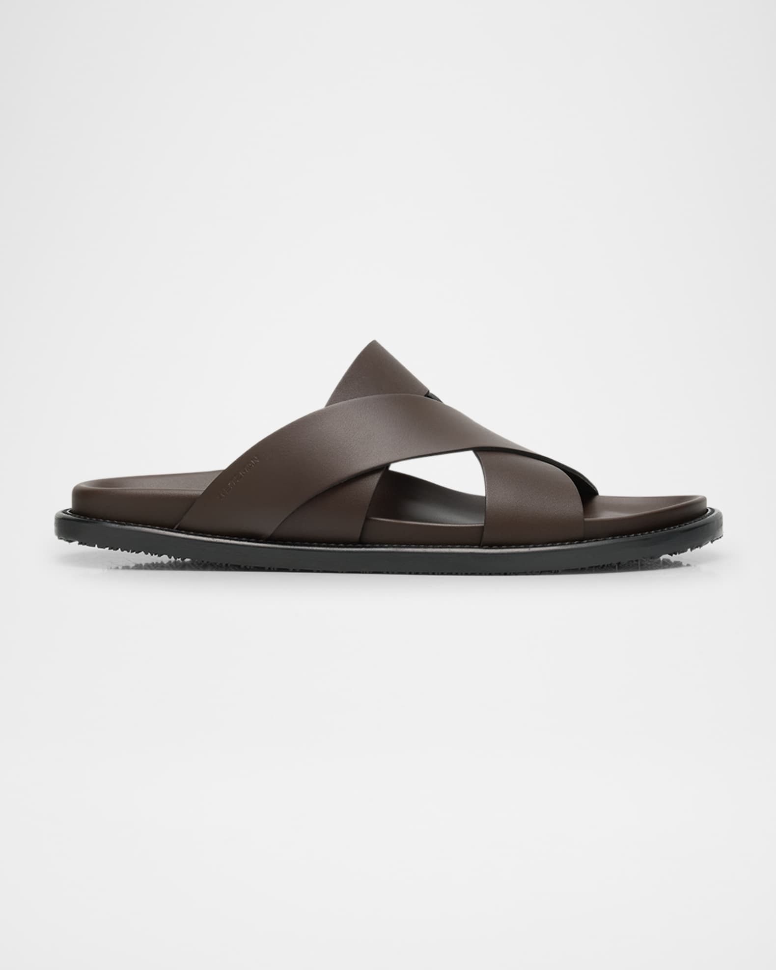 Men's Berkley Leather Criss-Cross Slide Sandals  0