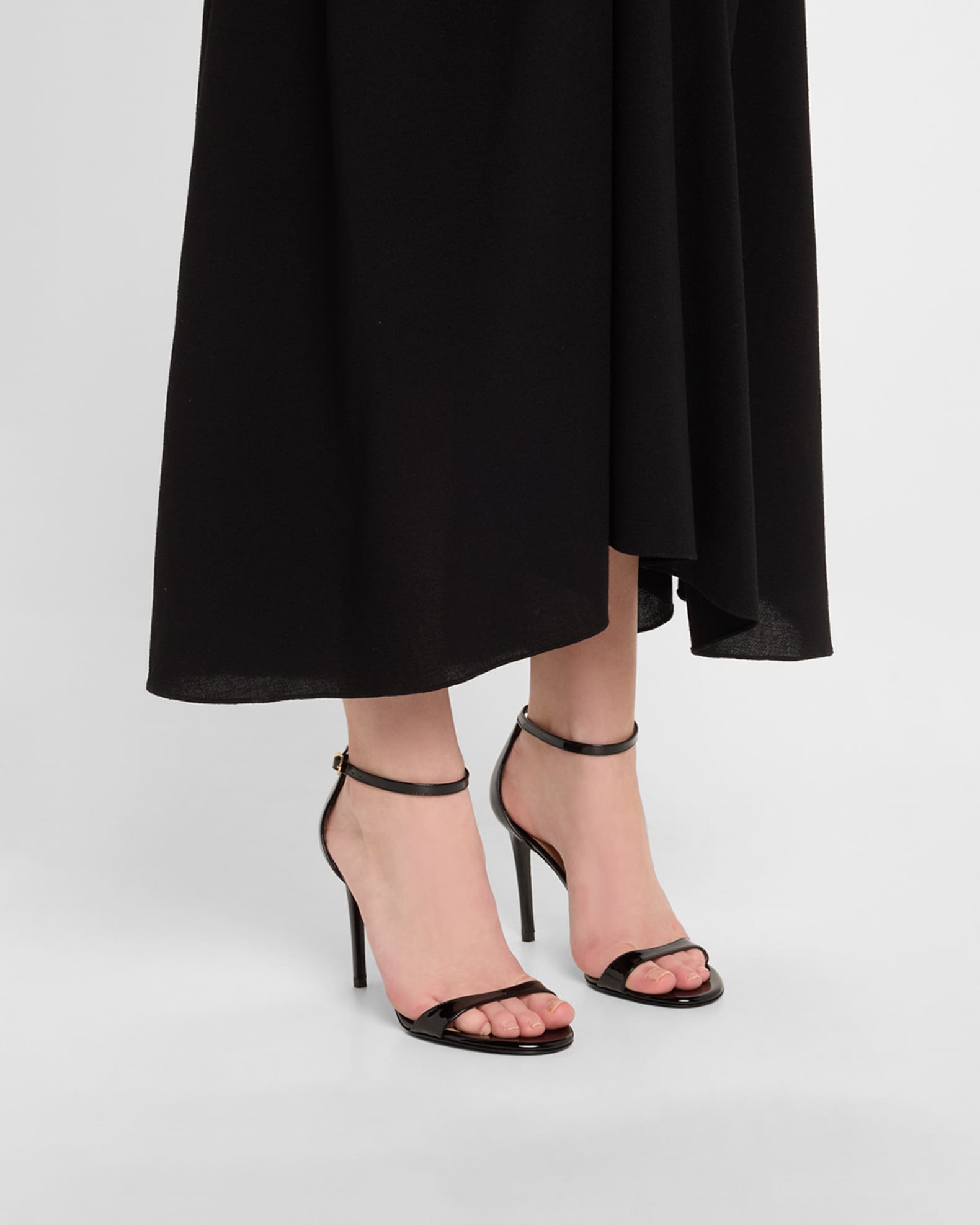 Nudist II Patent Ankle-Strap Sandals 1