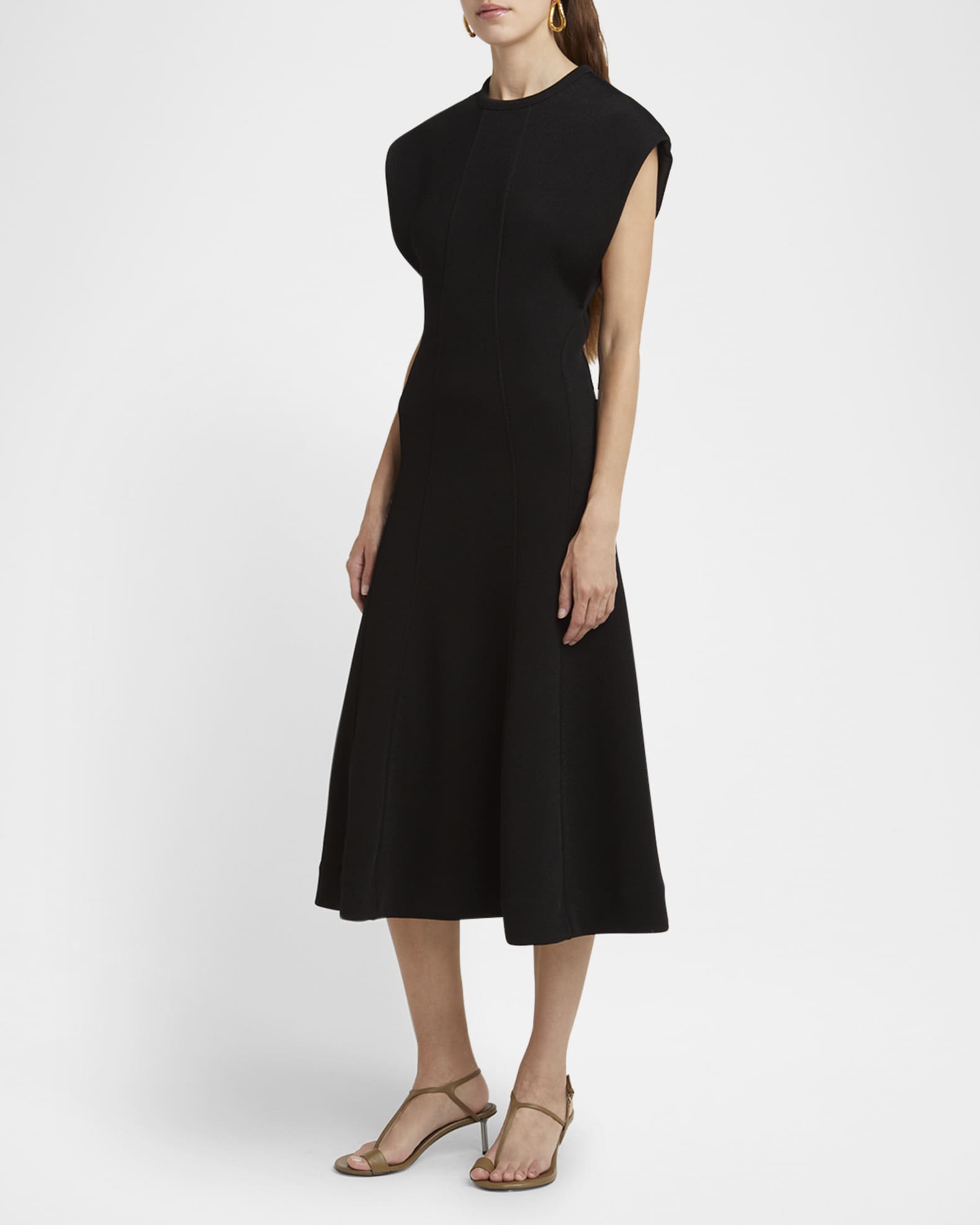 【関税＆送料込み】Jil Sander Sleeveless Midi Dress Jil Sander Sleeveless Midi Dress | italist