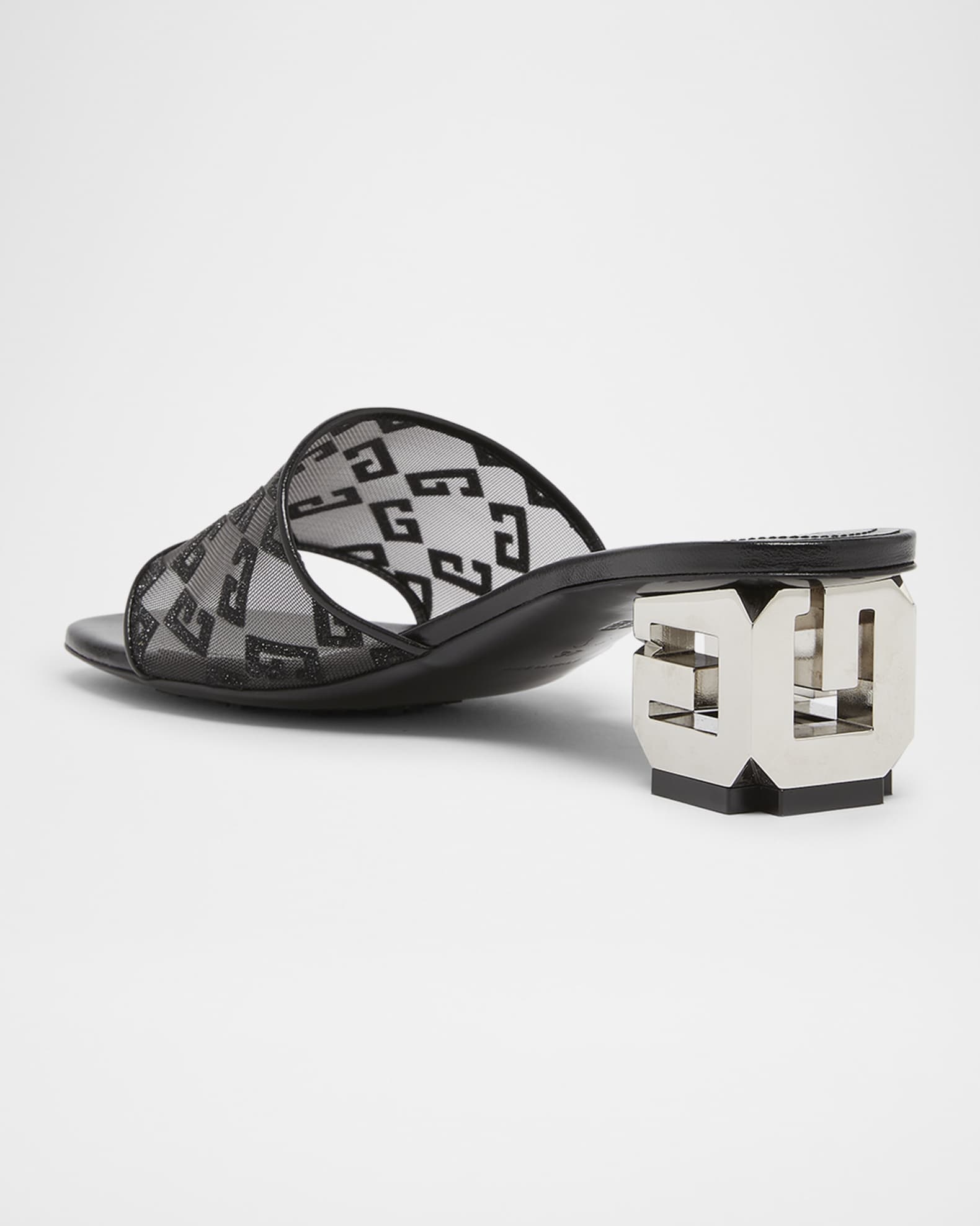 G Cube Mesh Mule Sandals 1