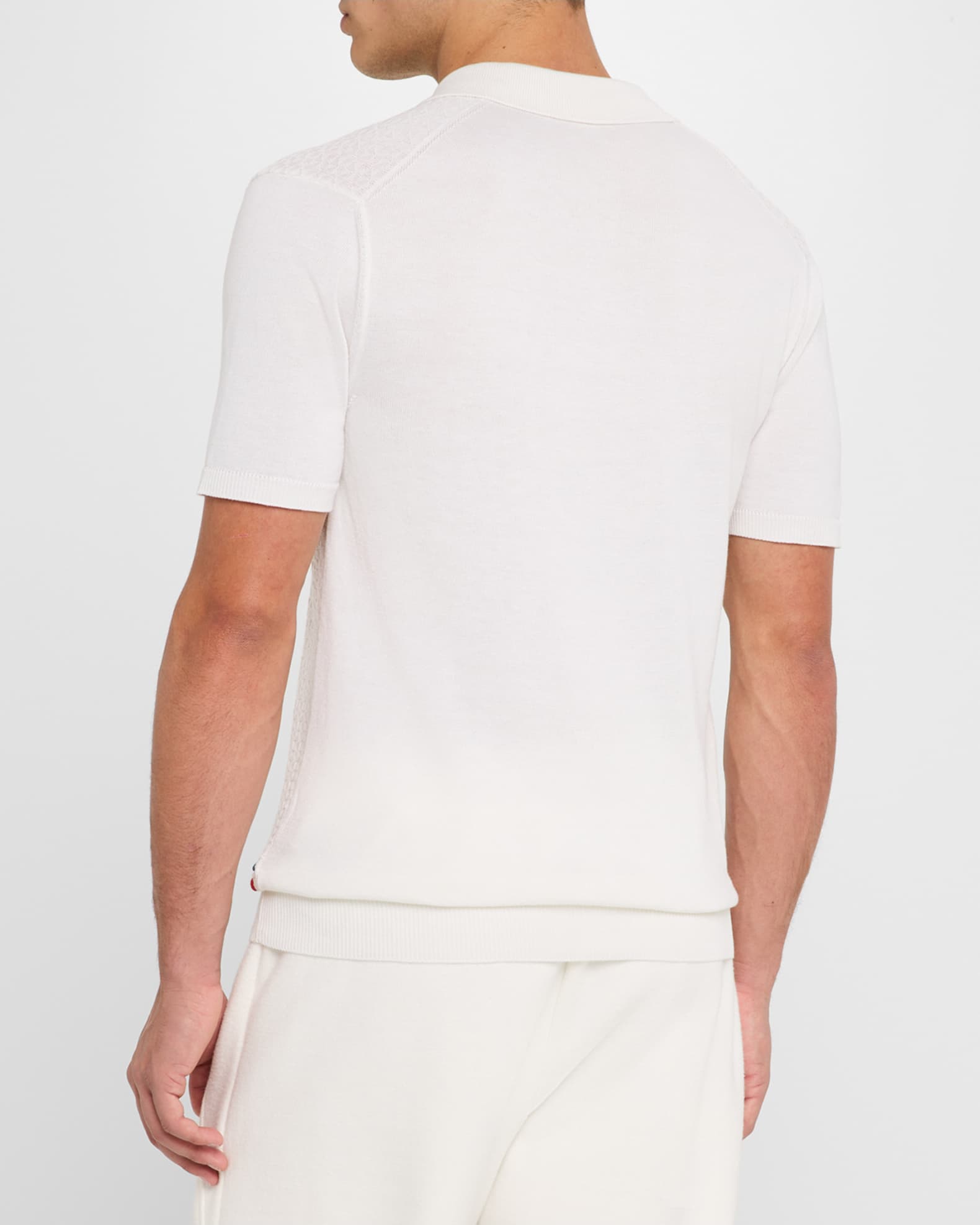 Orlebar Brown Men's Horton Tricotage Polo Shirt Neiman Marcus