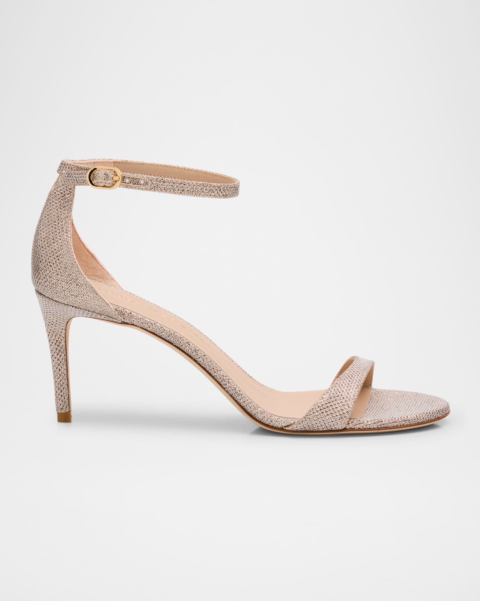 Nudist II Metallic Ankle-Strap Sandals 0