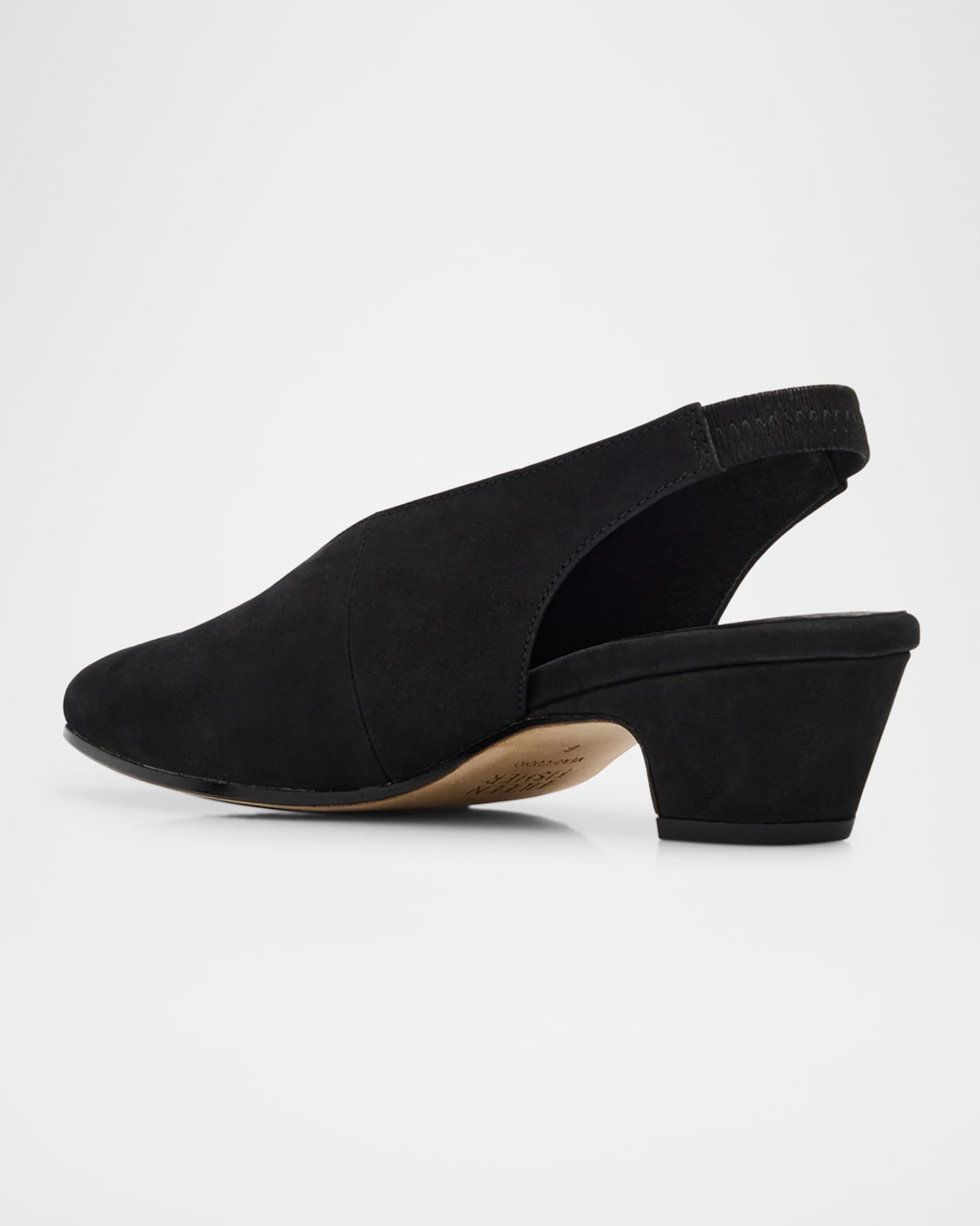 Moddie Metallic Suede Slingback Pumps 1
