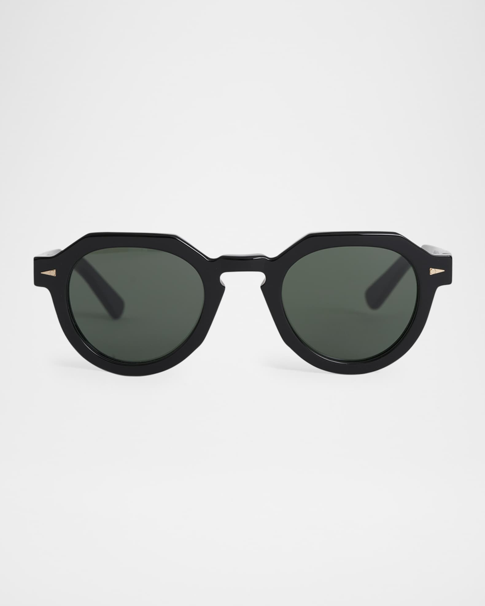 Grenelle Acetate & Nylon Round Sunglasses 0