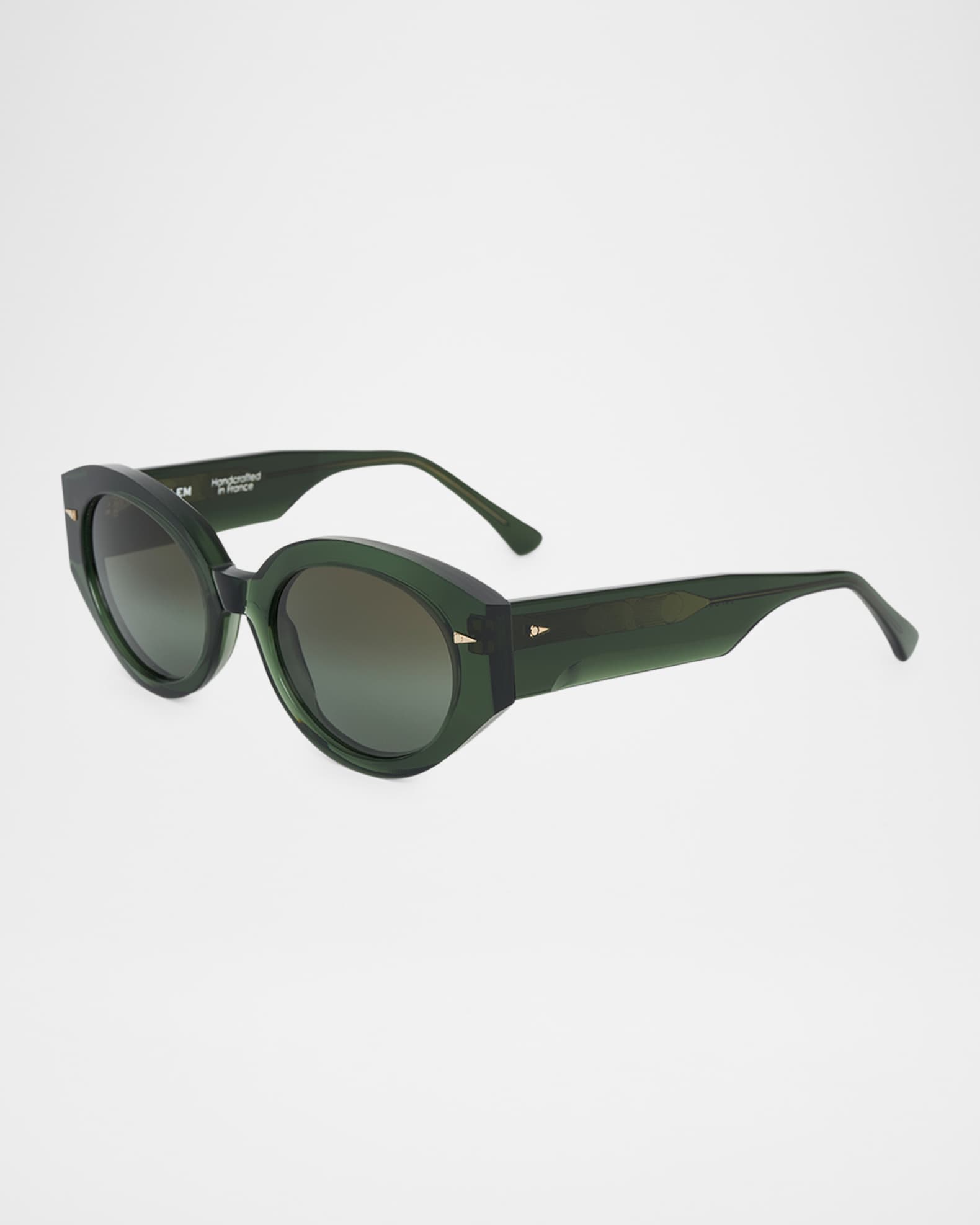 Art Deco Acetate & Nylon Round Sunglasses 1