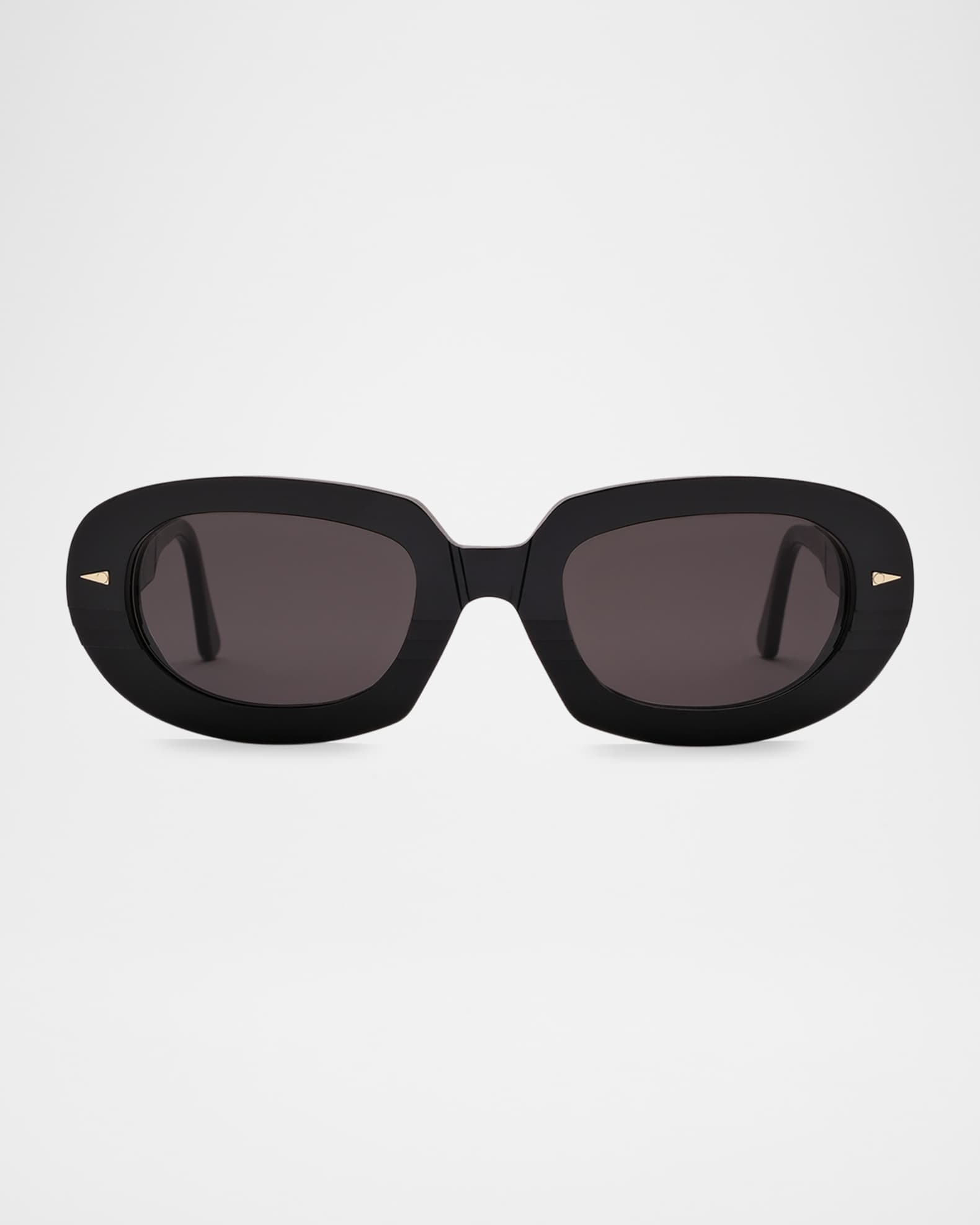 Lombards Acetate & Nylon Oval Sunglasses 0