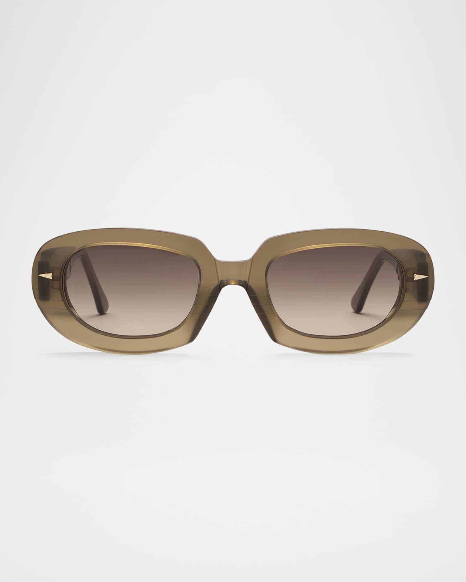 Lombards Acetate & Nylon Oval Sunglasses 0