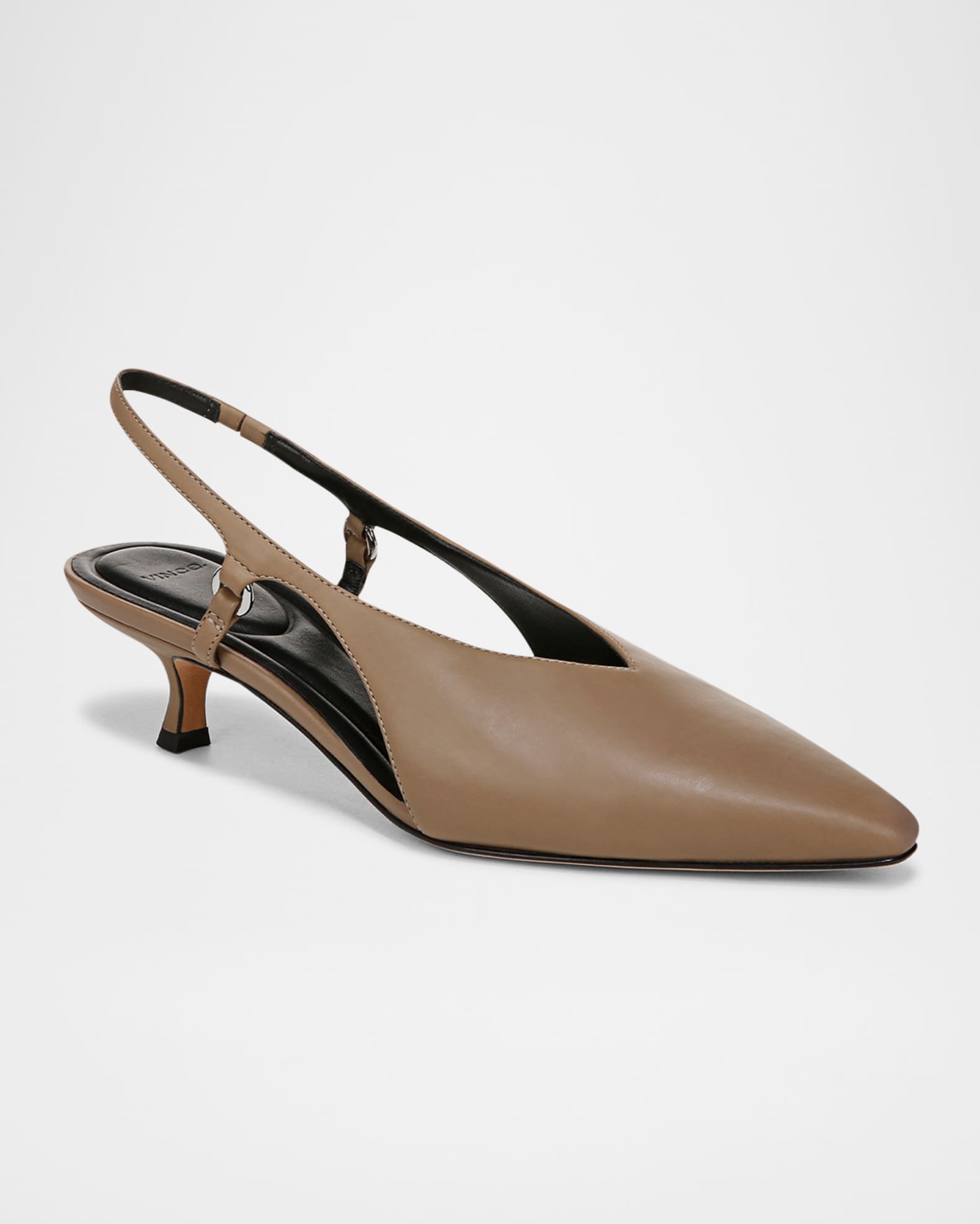 Sabrina Leather Slingback Pumps 1