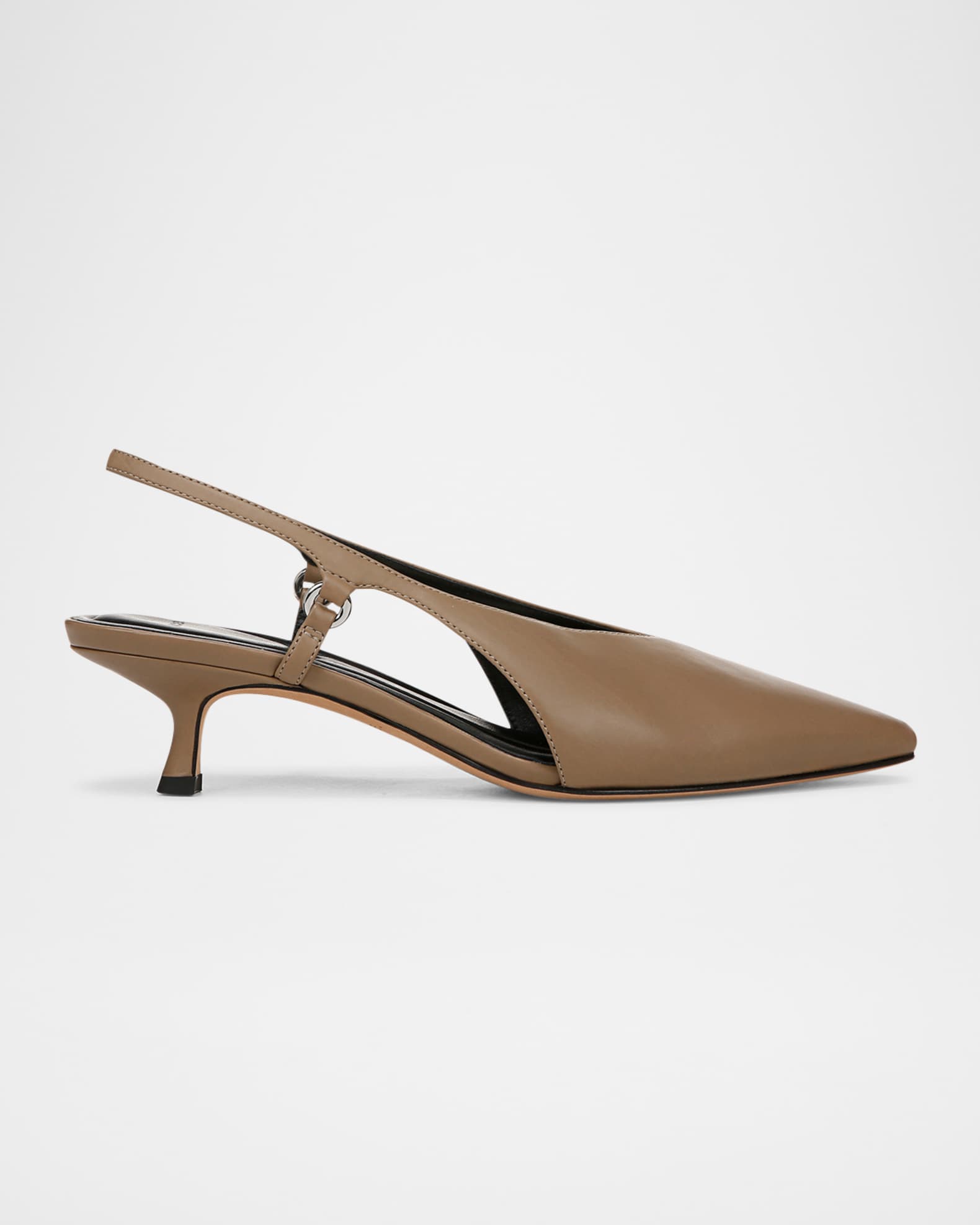 Sabrina Leather Slingback Pumps 0
