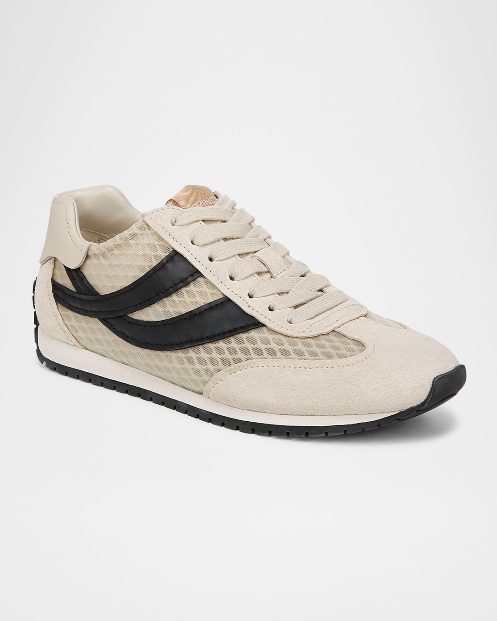 Oasis Net Leather Low-Top Sneakers 1