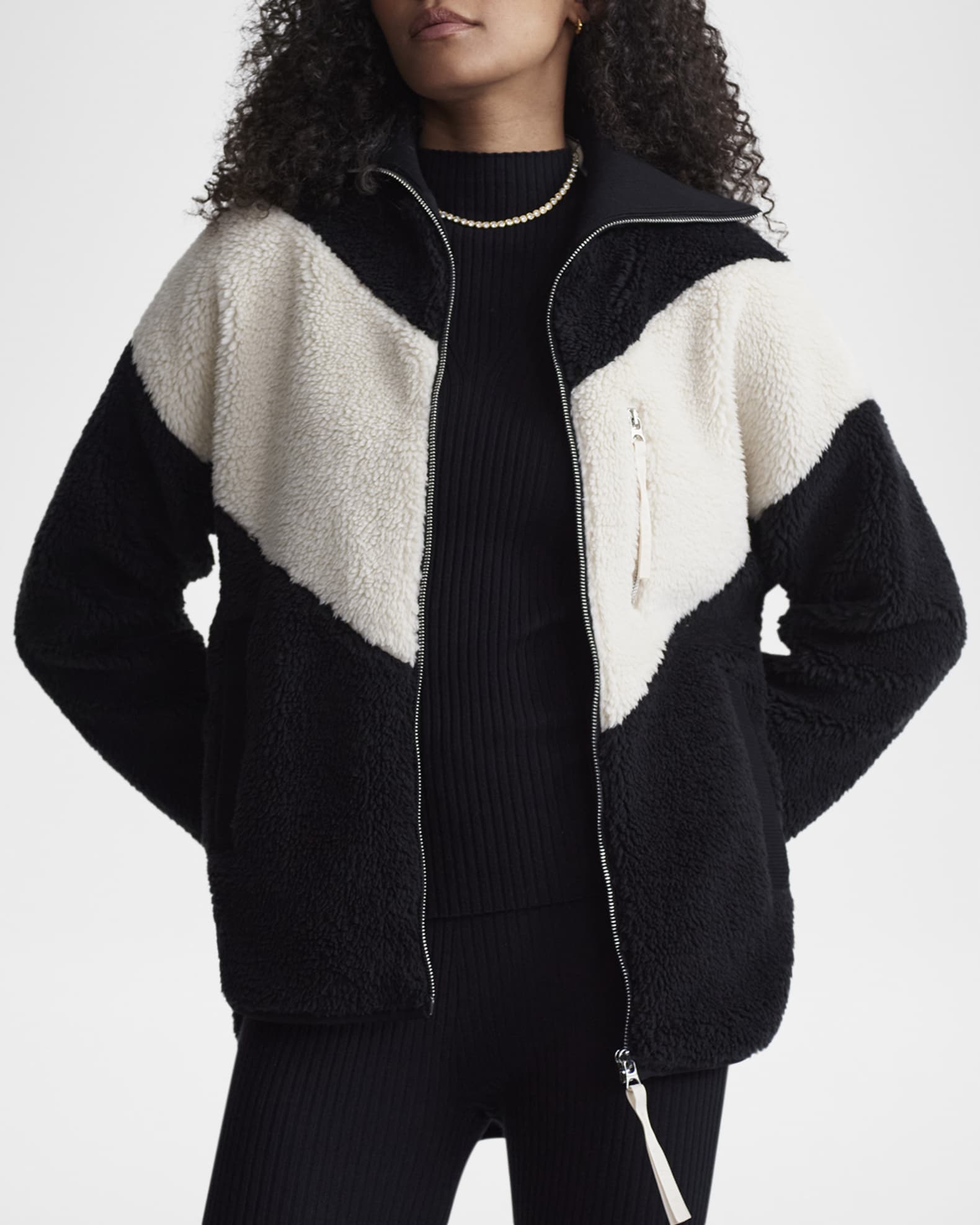 Corson Faux Sherpa Jacket 1
