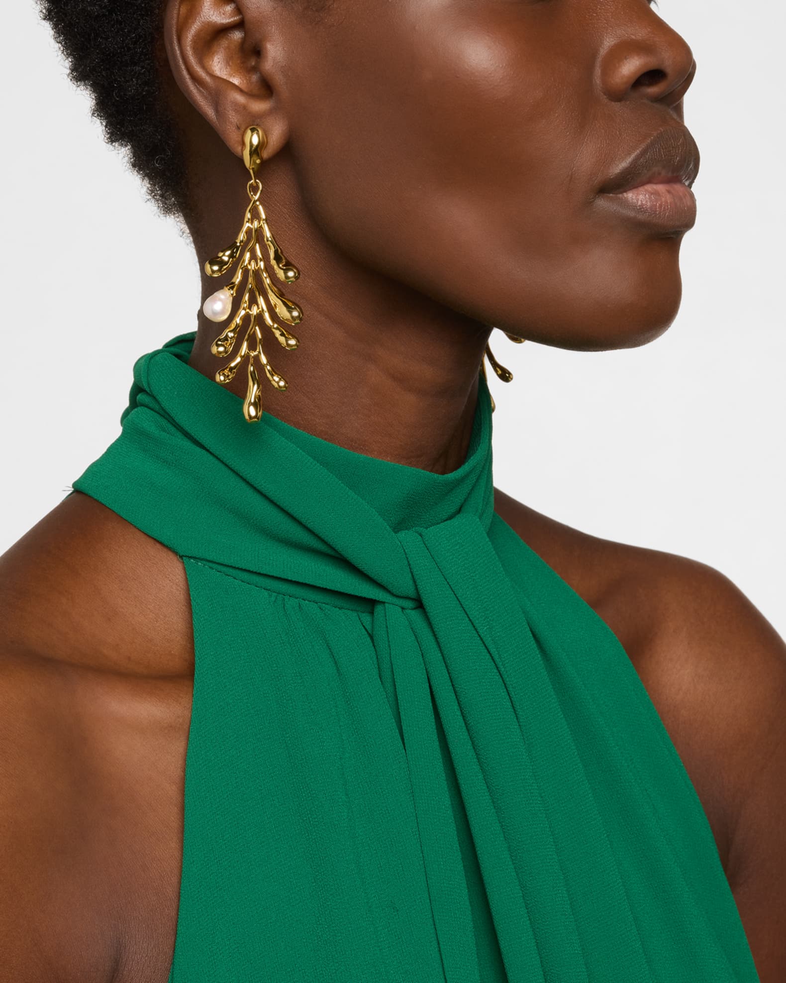 Perla Freshwater Pearl Cascading Earrings 1