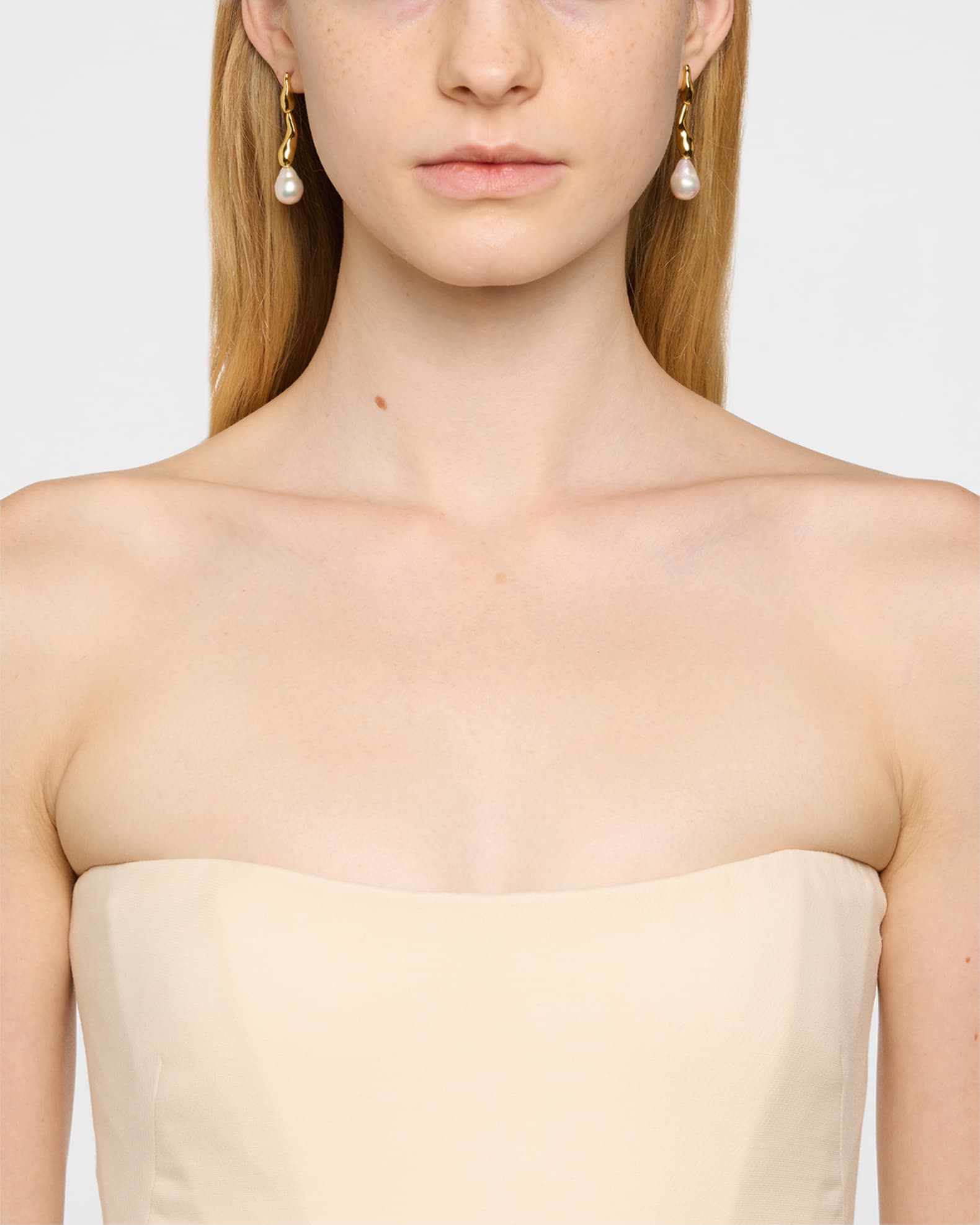 Perla Freshwater Pearl Drippy Earrings 1