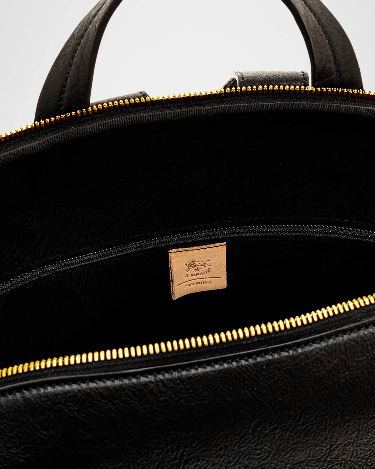 Il Bisonte Duccio Zip Calf Leather Backpack | Neiman Marcus