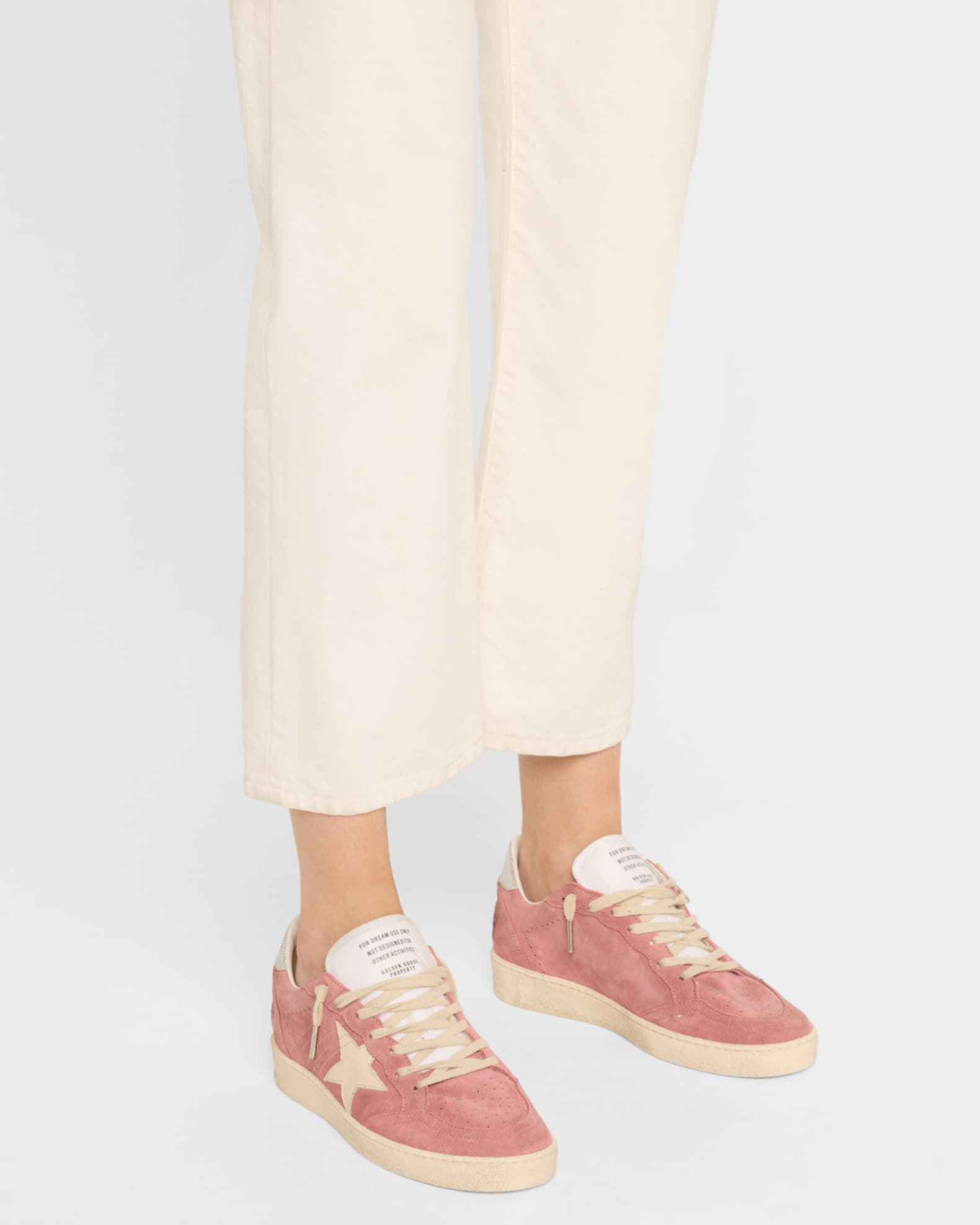 Ballstar Suede Metallic Low-Top Sneakers 1