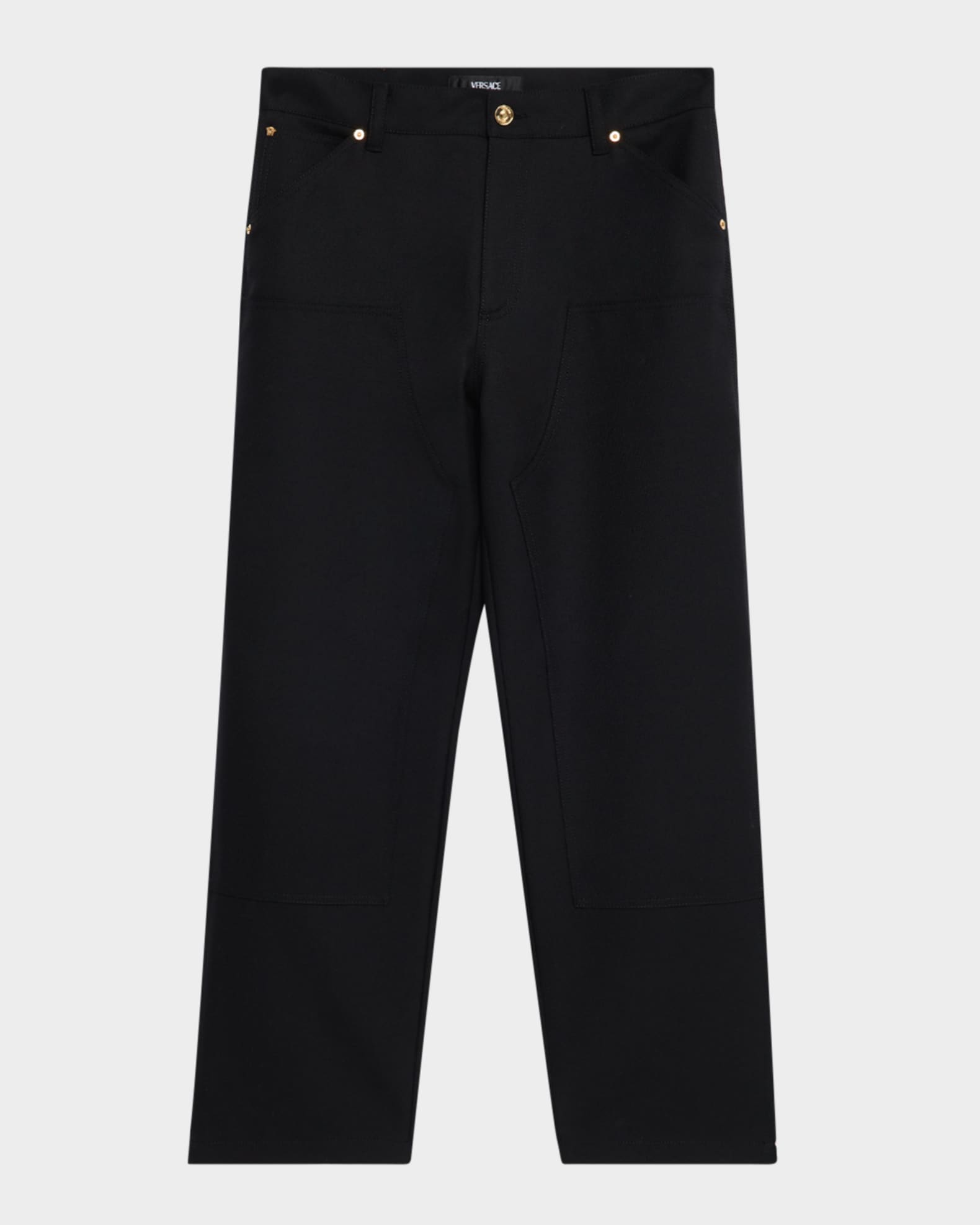 Men's Medusa Wool Denim Pants 0