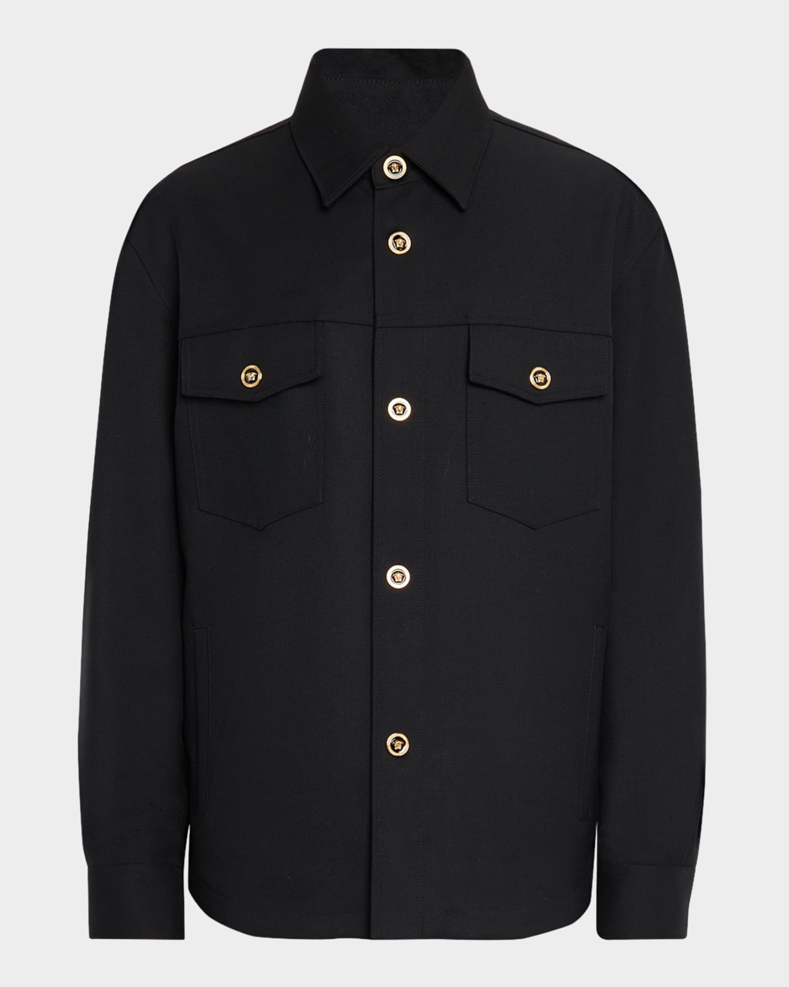 Men's Medusa Wool Overshirt 0