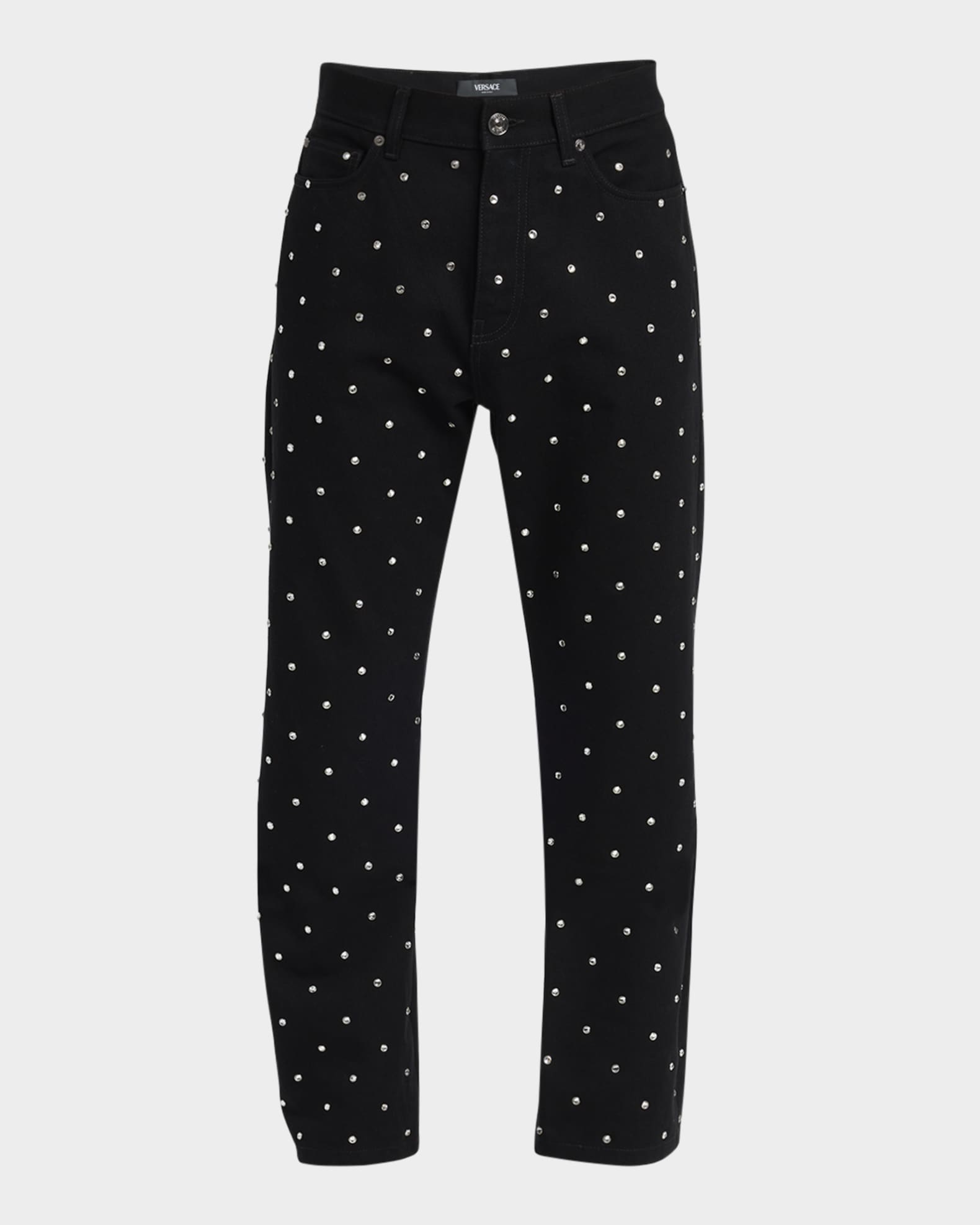 Men's Starry Sky Embellished Jeans 0