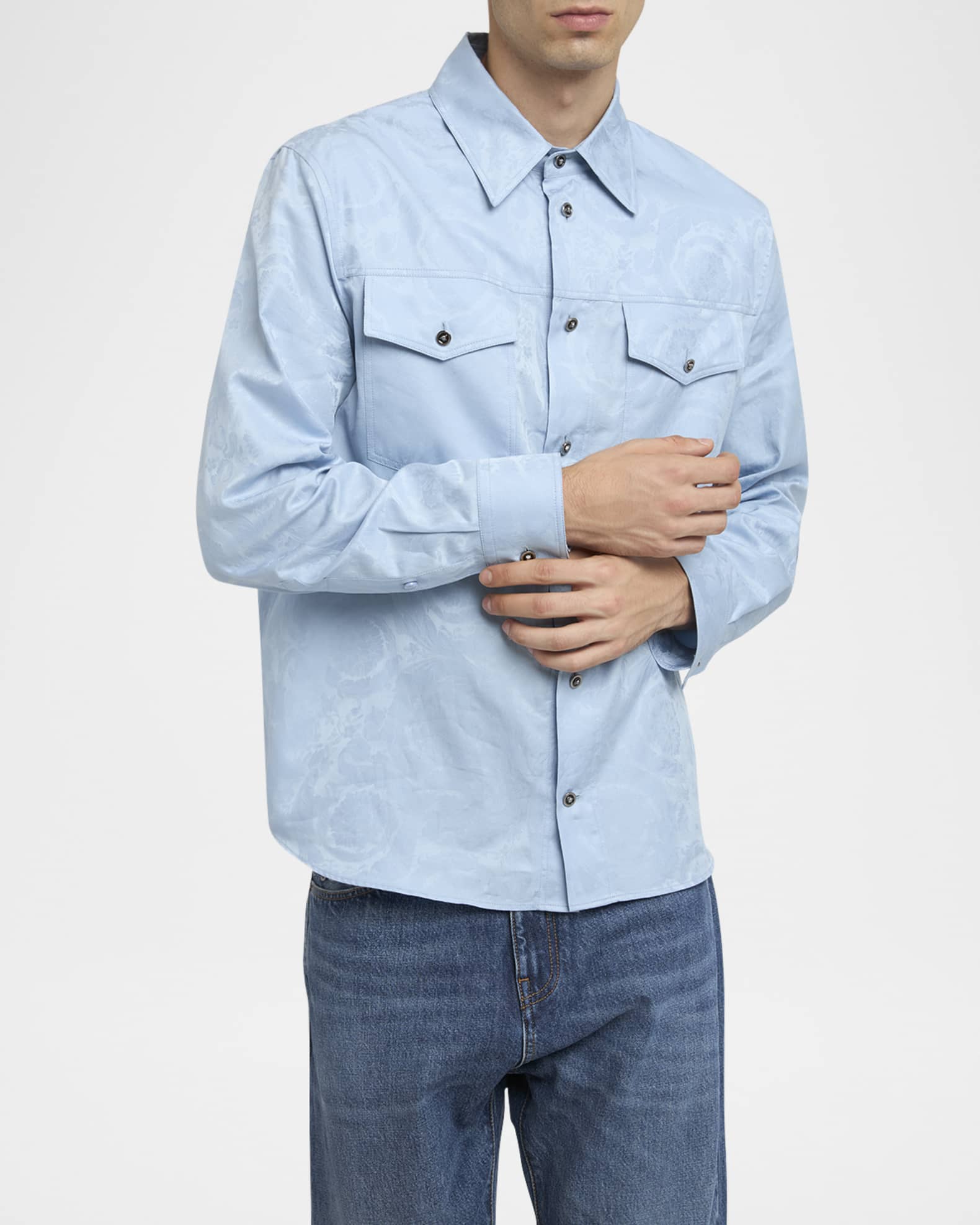 Barocco Jacquard Polo T-shirt main image 0