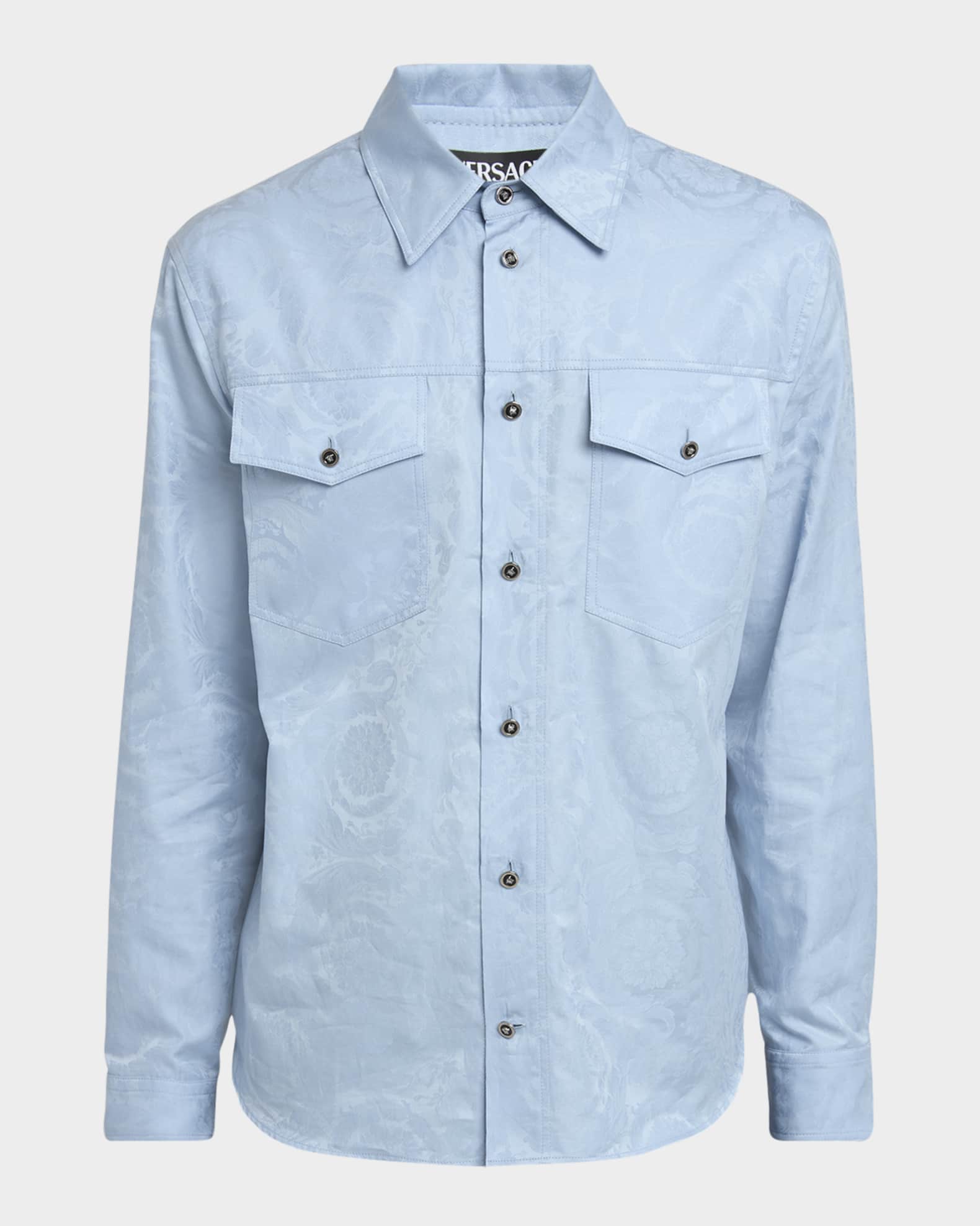 Men's Barocco Jacquard Sport Shirt 0