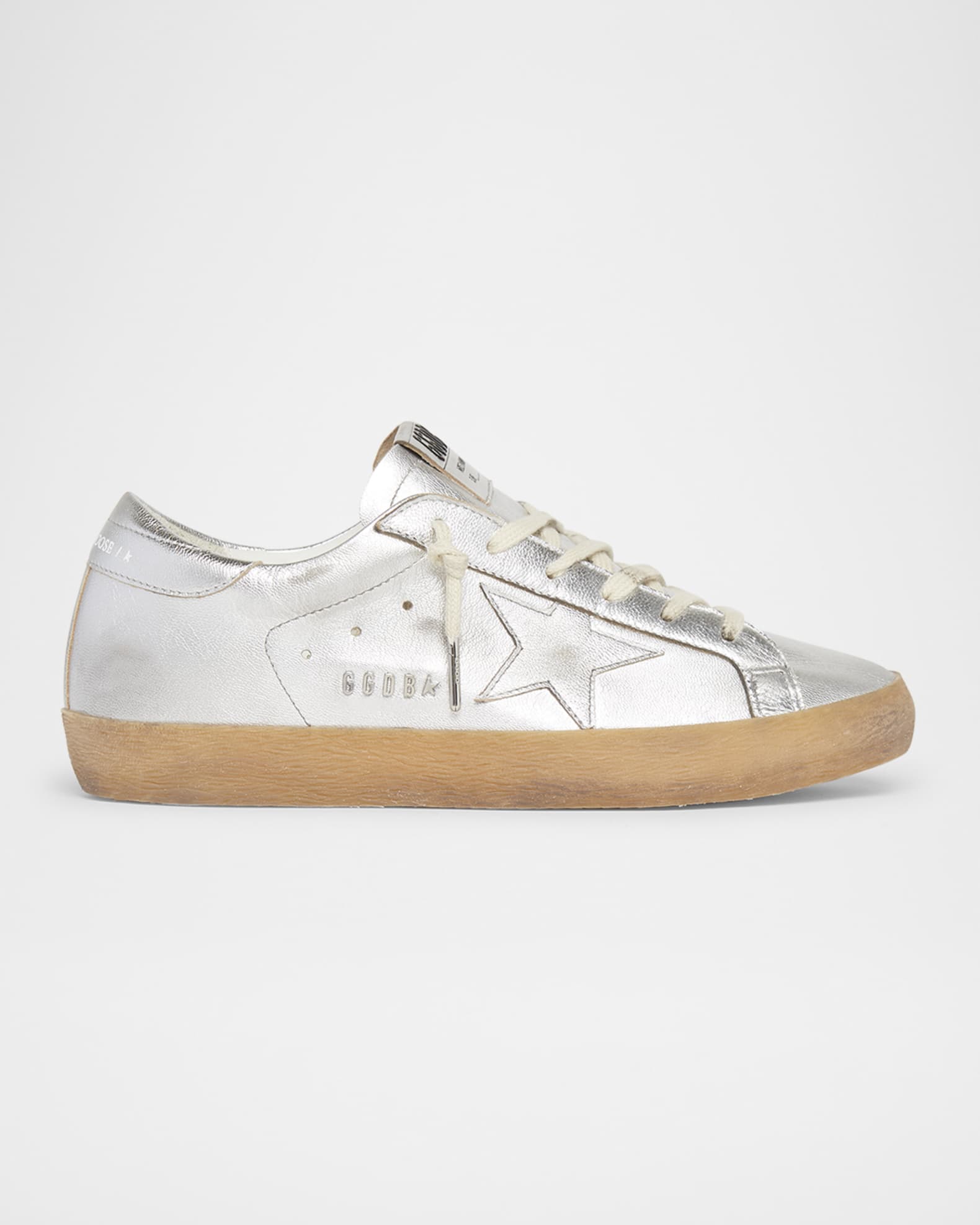 Superstar Metallic Leather Low-Top Sneakers 0