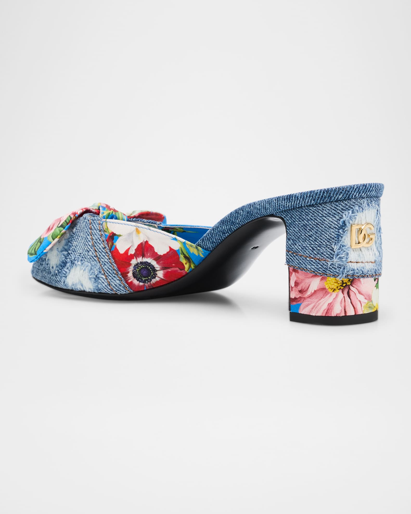 靴 Dolce&Gabbana Flower Motif Sandals Dolce & Gabbana 60mm Keira floral-appliqué Sandals | Green