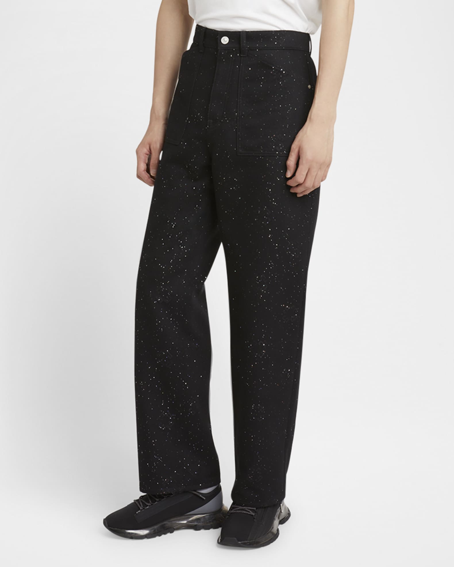ジバンシィ Givenchy Monogram Denim Jeans Givenchy Men's Sequined Monogram Denim Pants | Neiman Marcus