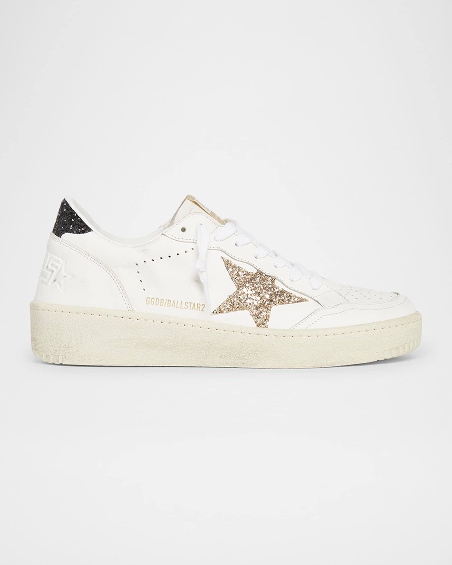 Ballstar Leather Glitter Low-Top Sneakers 0