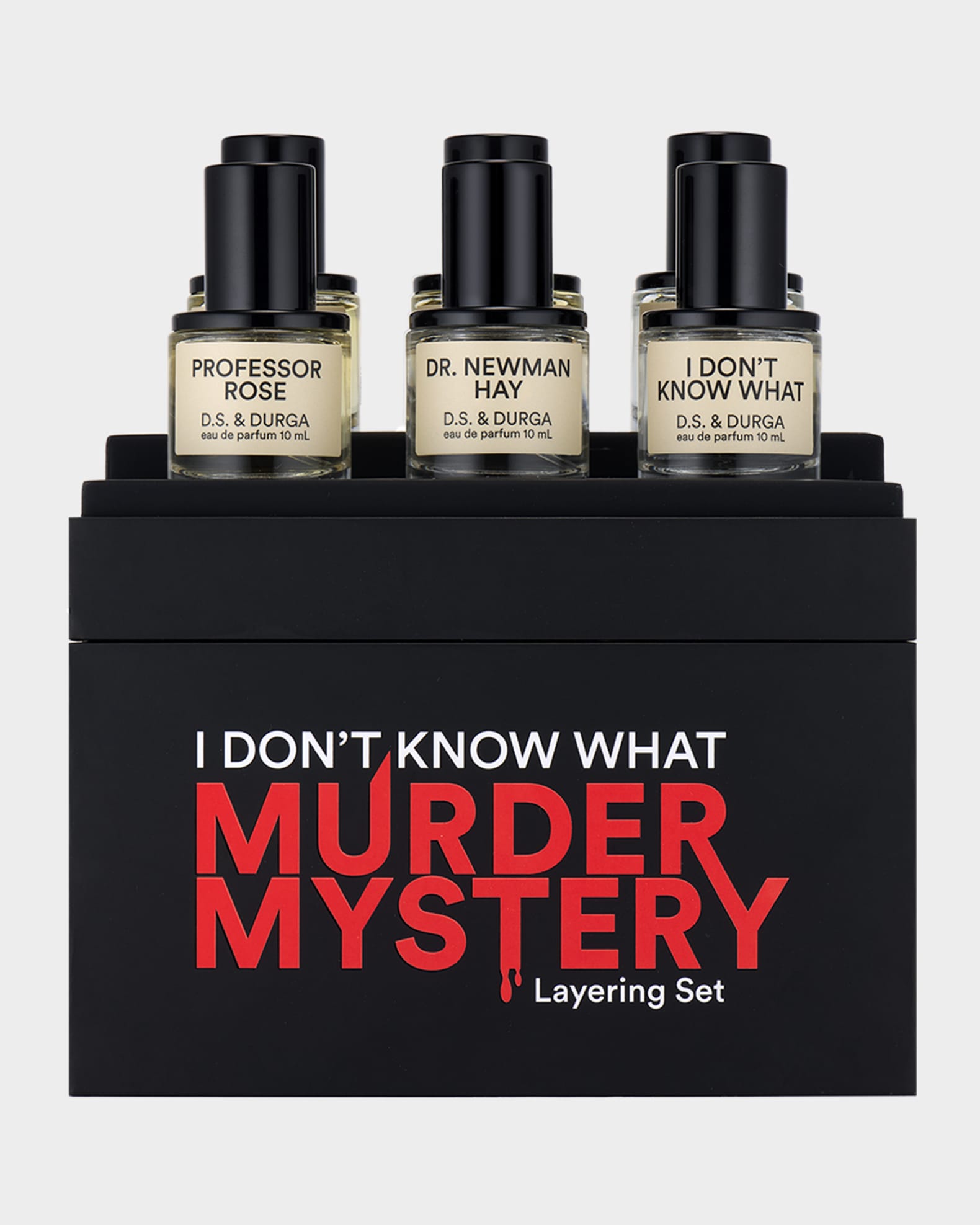 I DON’T KNOW WHAT Murder Mystery Layering Eau de Parfum Set, 6 x 0.3 oz. 0