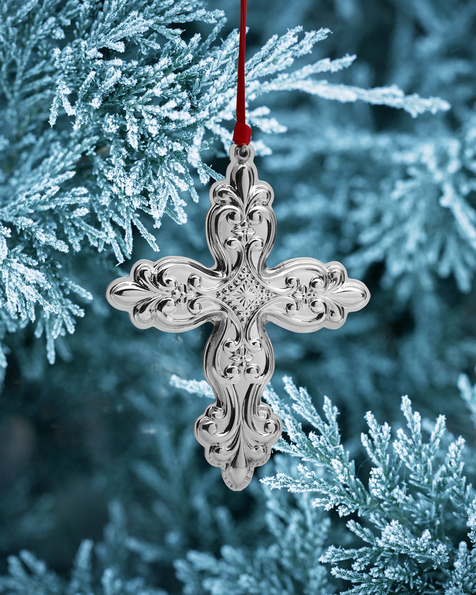 Towle registered silver ornaments