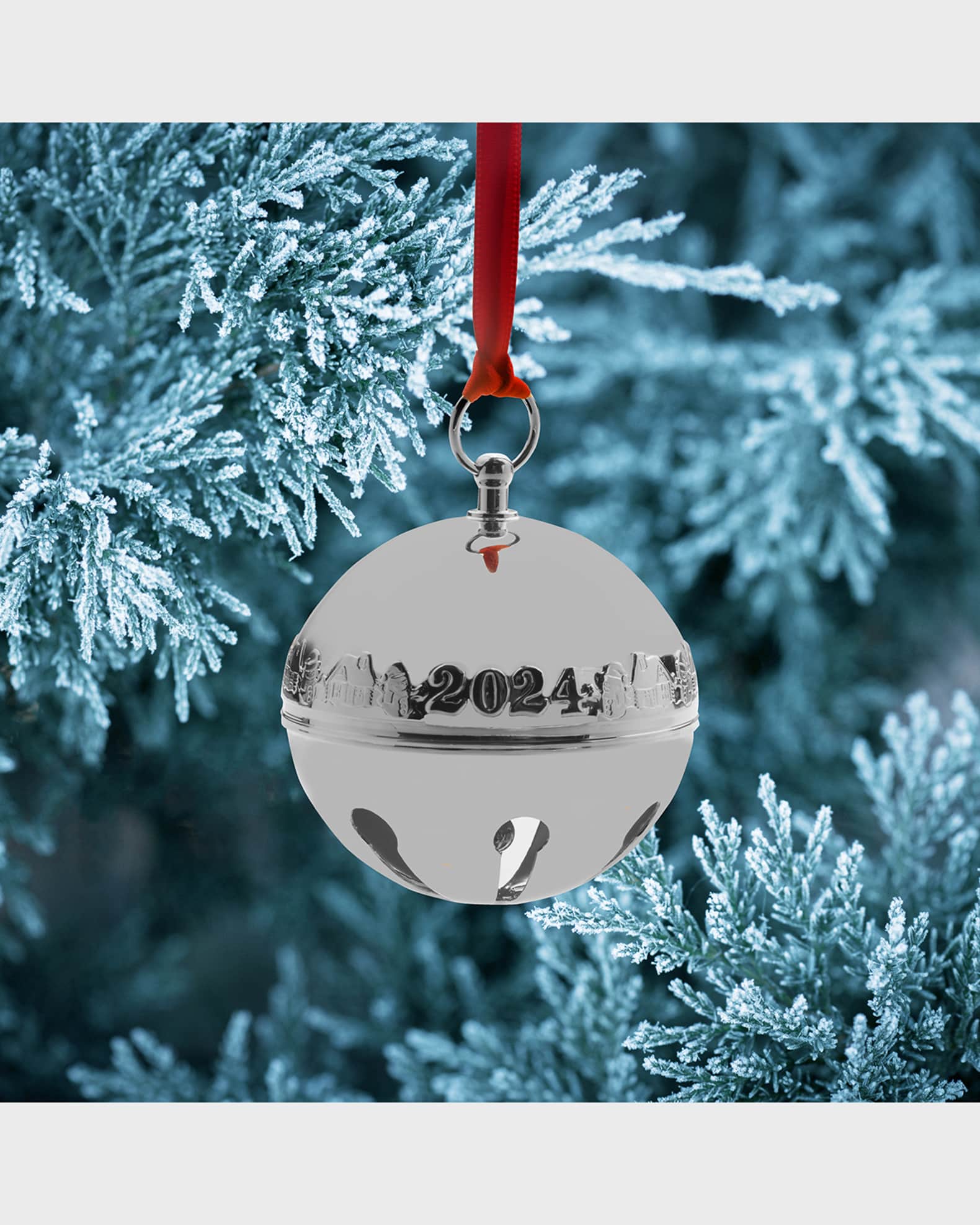 Wallace silversmiths christmas ornaments top
