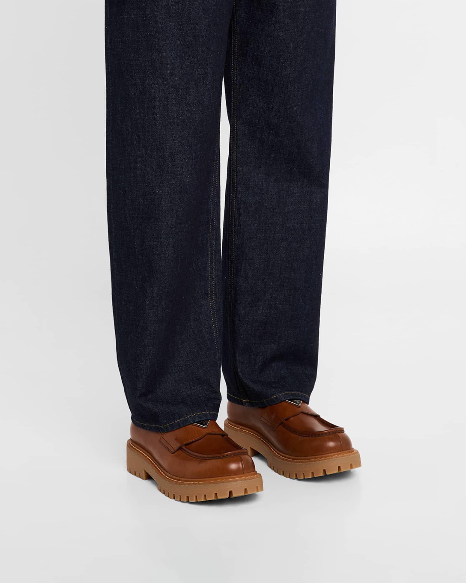 Men's St Moritz Leather Penny Loafers 1