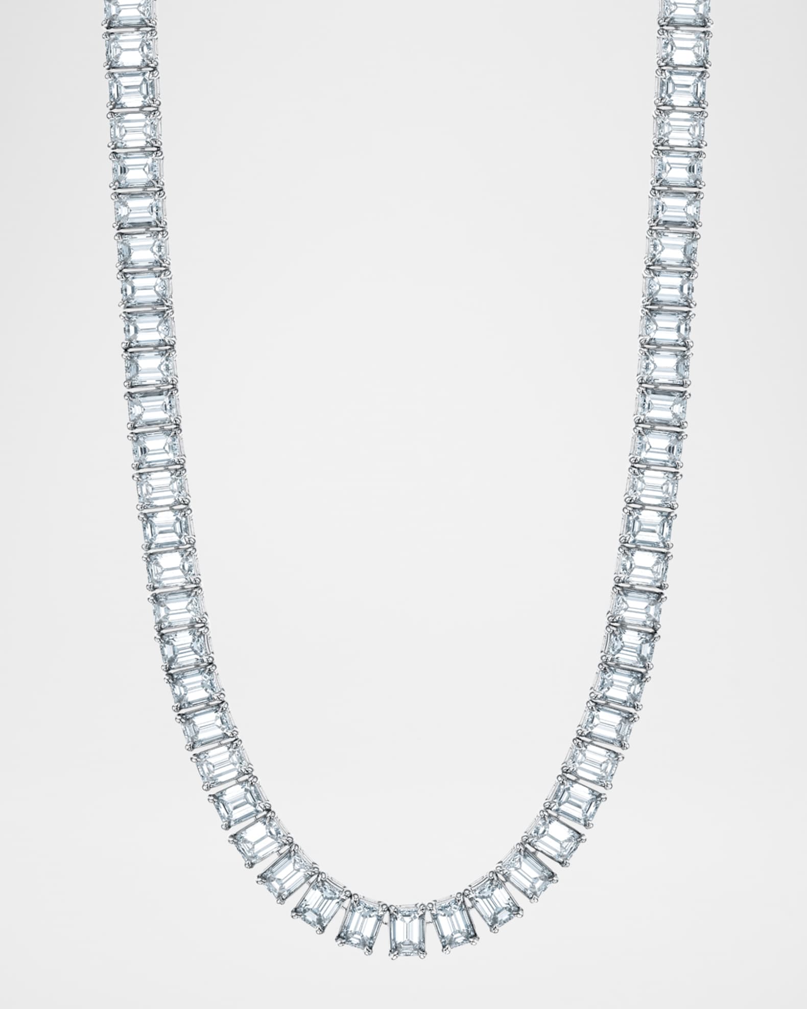 Neiman Marcus Diamonds 18K Gold NorthSouth EmeraldCut ProngSet