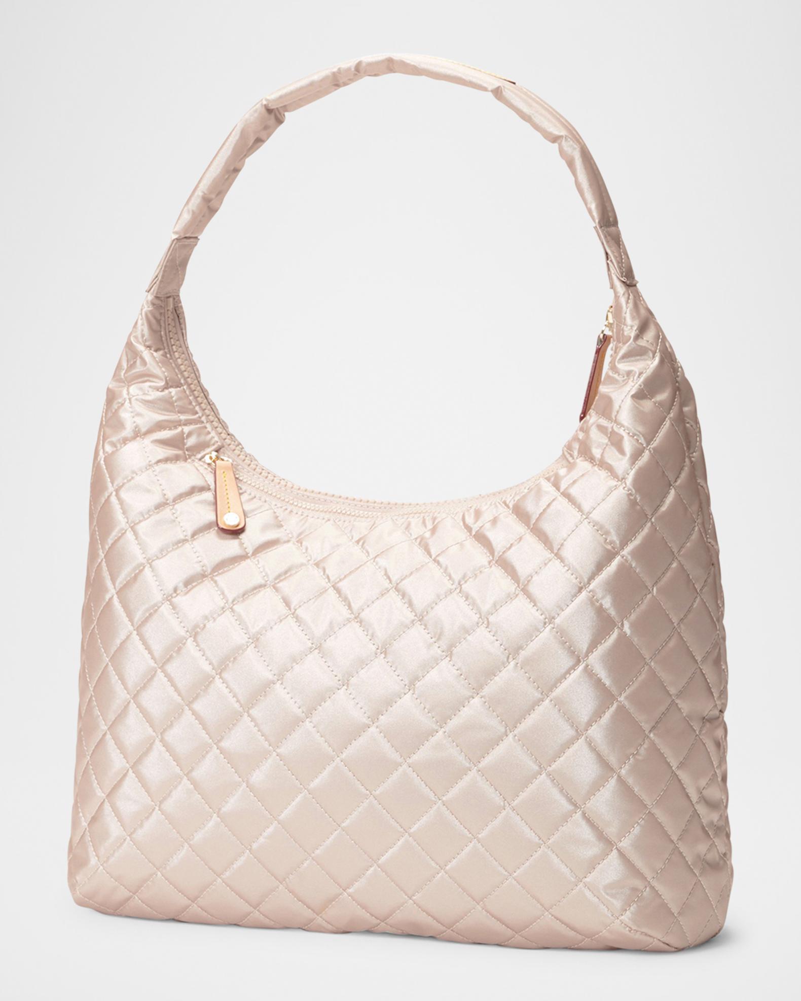 MZ WALLACE Metro Large Quilted Nylon Shoulder Bag | Neiman Marcus