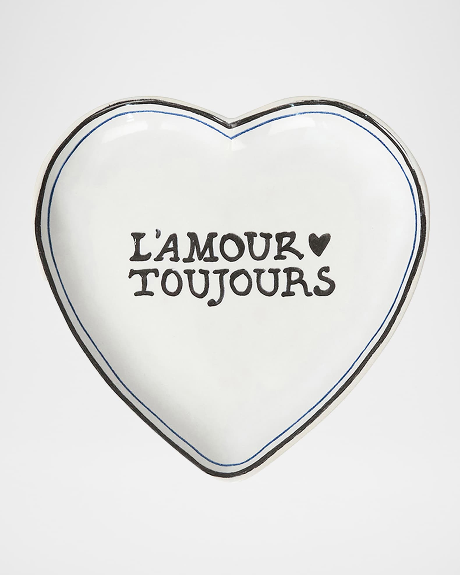 L'Amour Toujours 7" Heart Tray 0