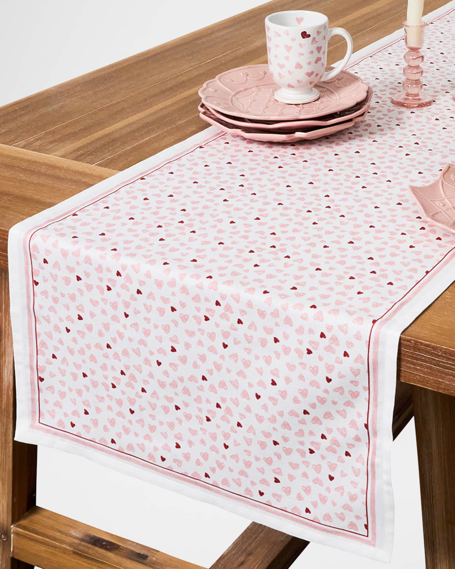 Love You More Table Runner,  18" x 90" 1