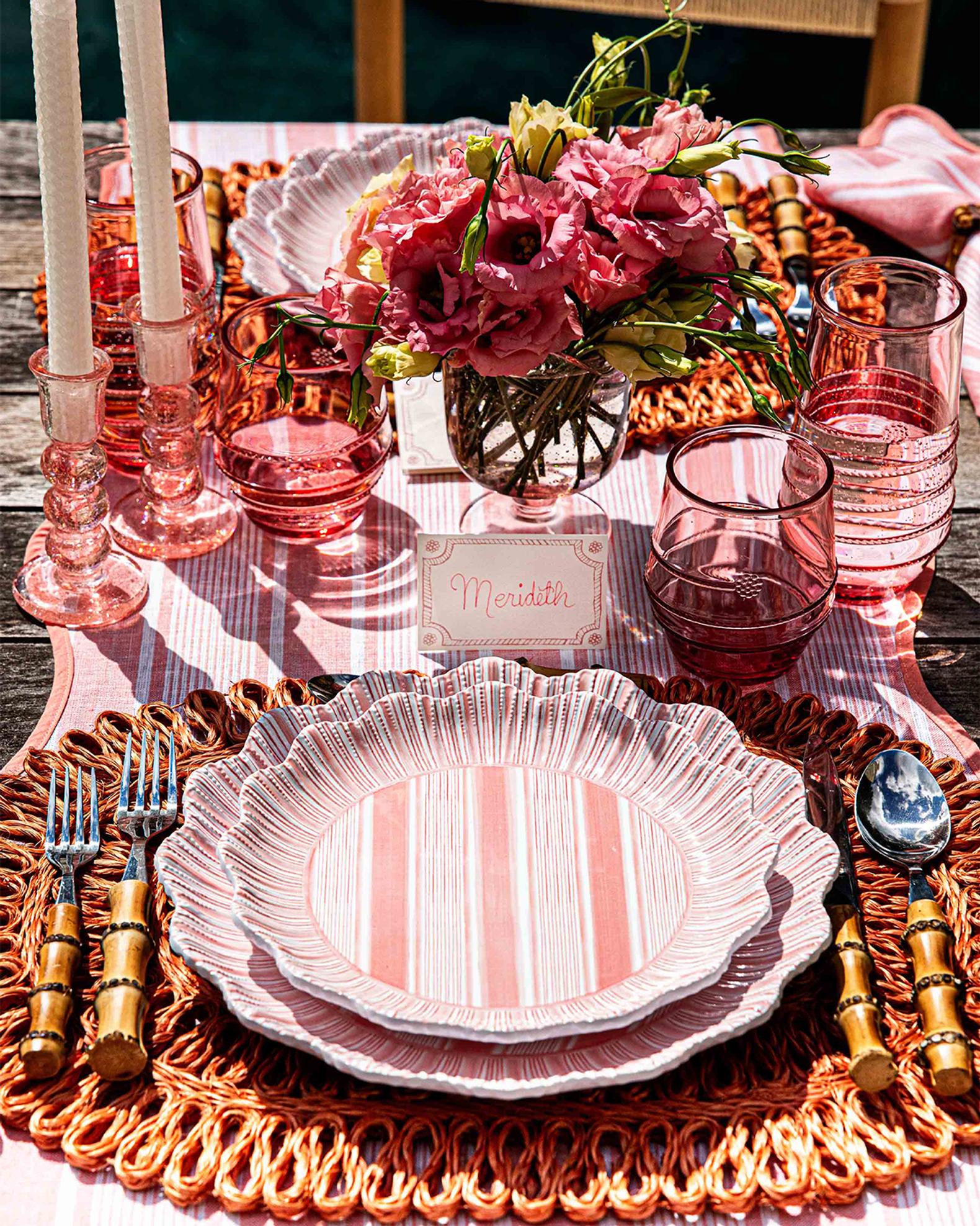 Juliska Cabana Stripe Melamine Dessert/Salad Plates, Set of 4 | Neiman ...