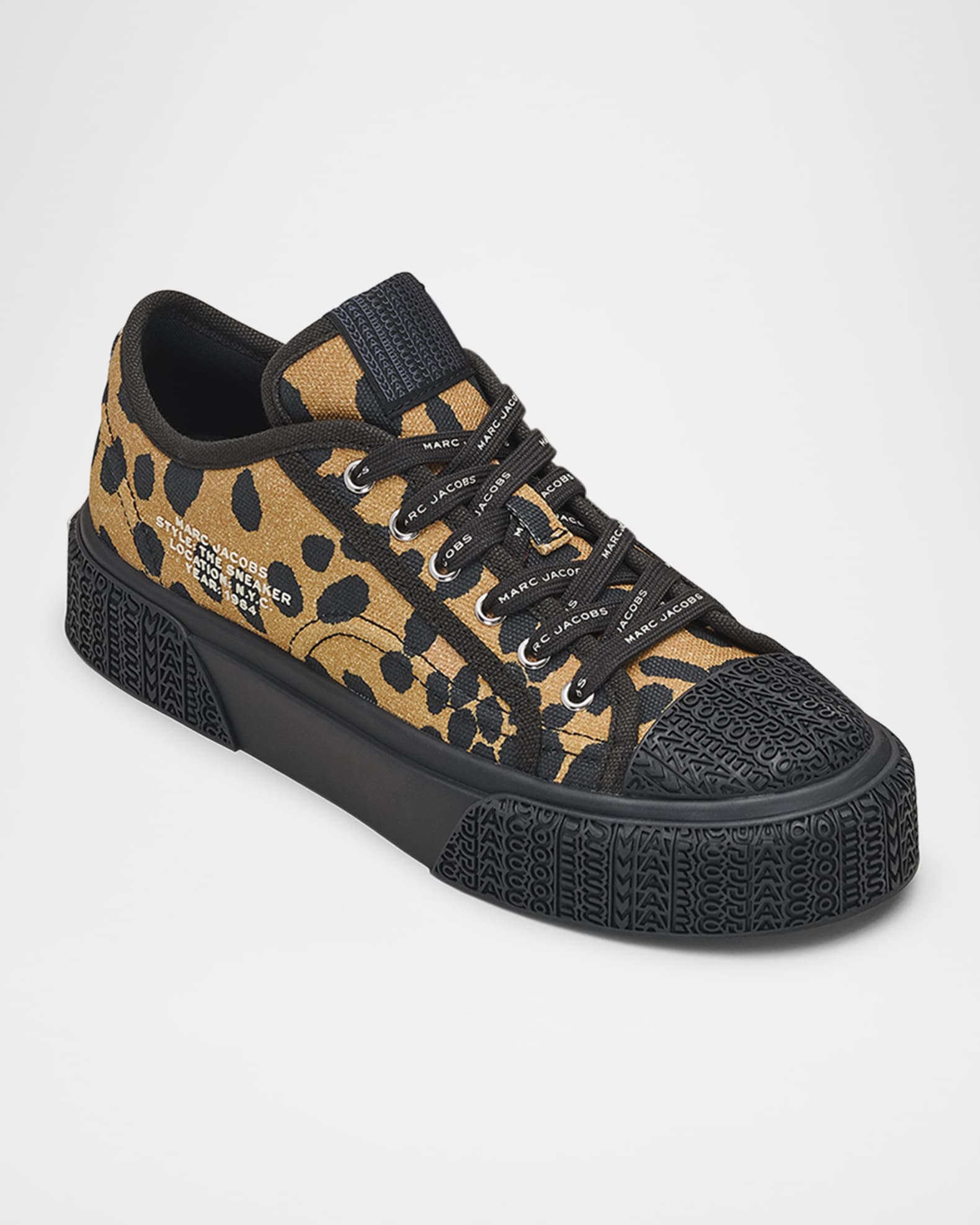 Marc Jacobs The Zebra Canvas Low Top Sneakers Neiman Marcus