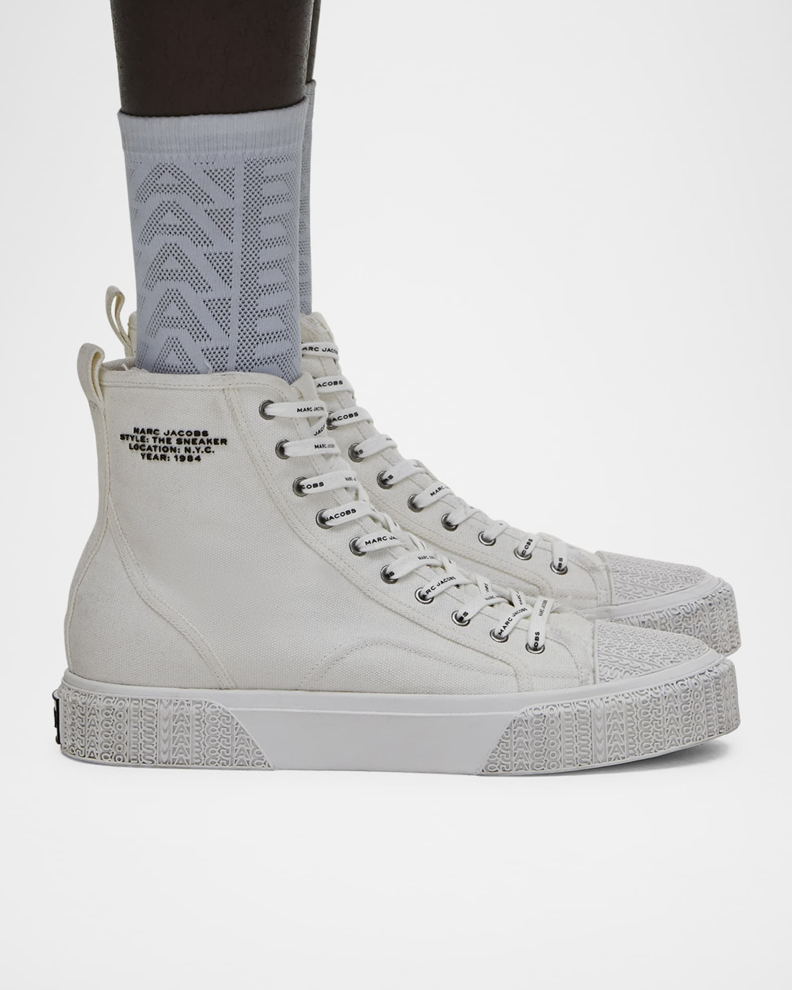 Marc jacobs high top sneakers clearance