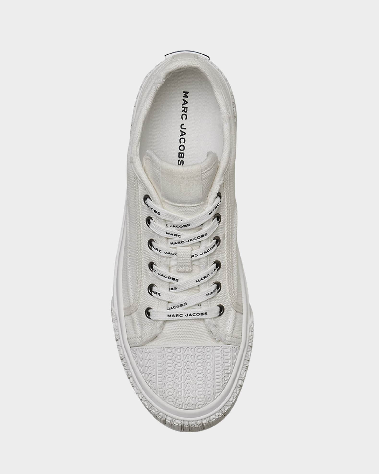 スニーカー The Sneakers - Marc Jacobs - Cotton - White Marc Jacobs The Canvas Low-Top Sneakers | Neiman Marcus