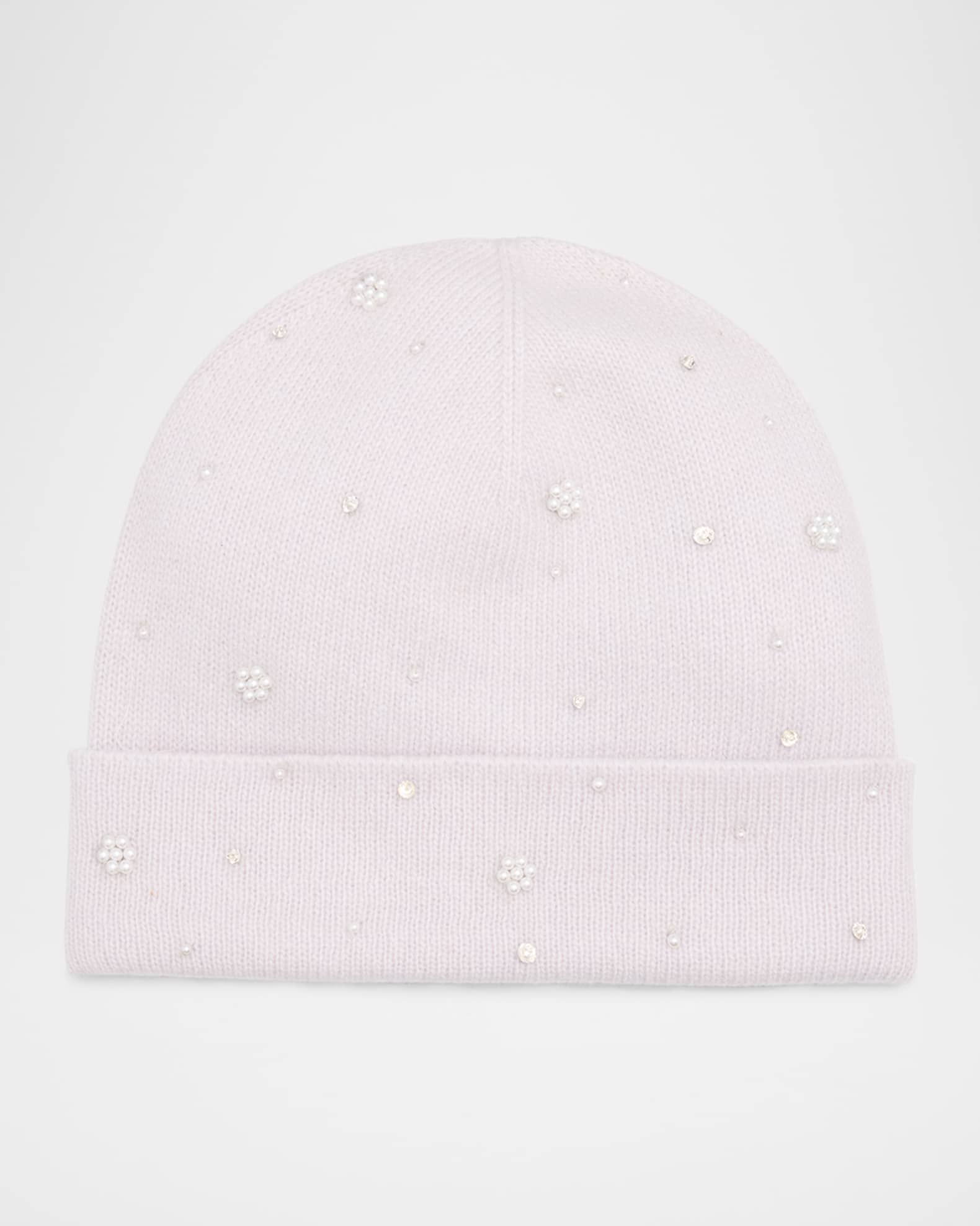 Cashmere Embellished Beanie