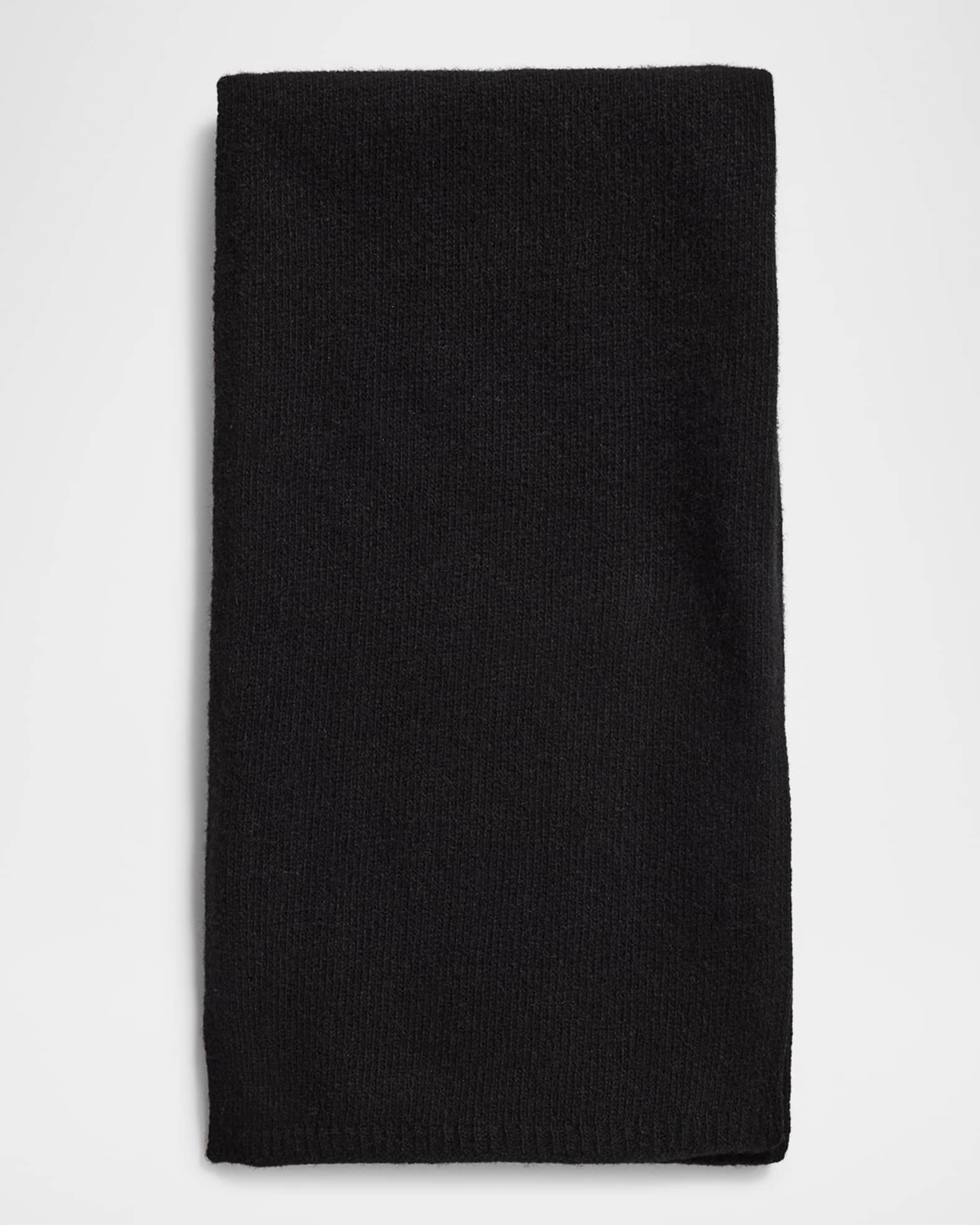 Cashmere Scarf W/ Rolled Trim
