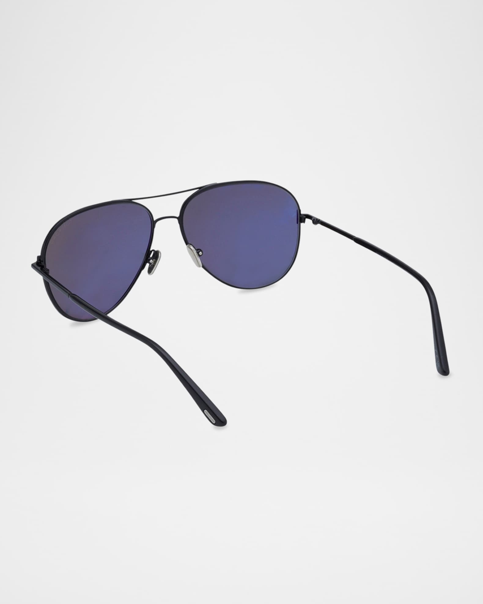 Clark Metal Aviator Sunglasses 1
