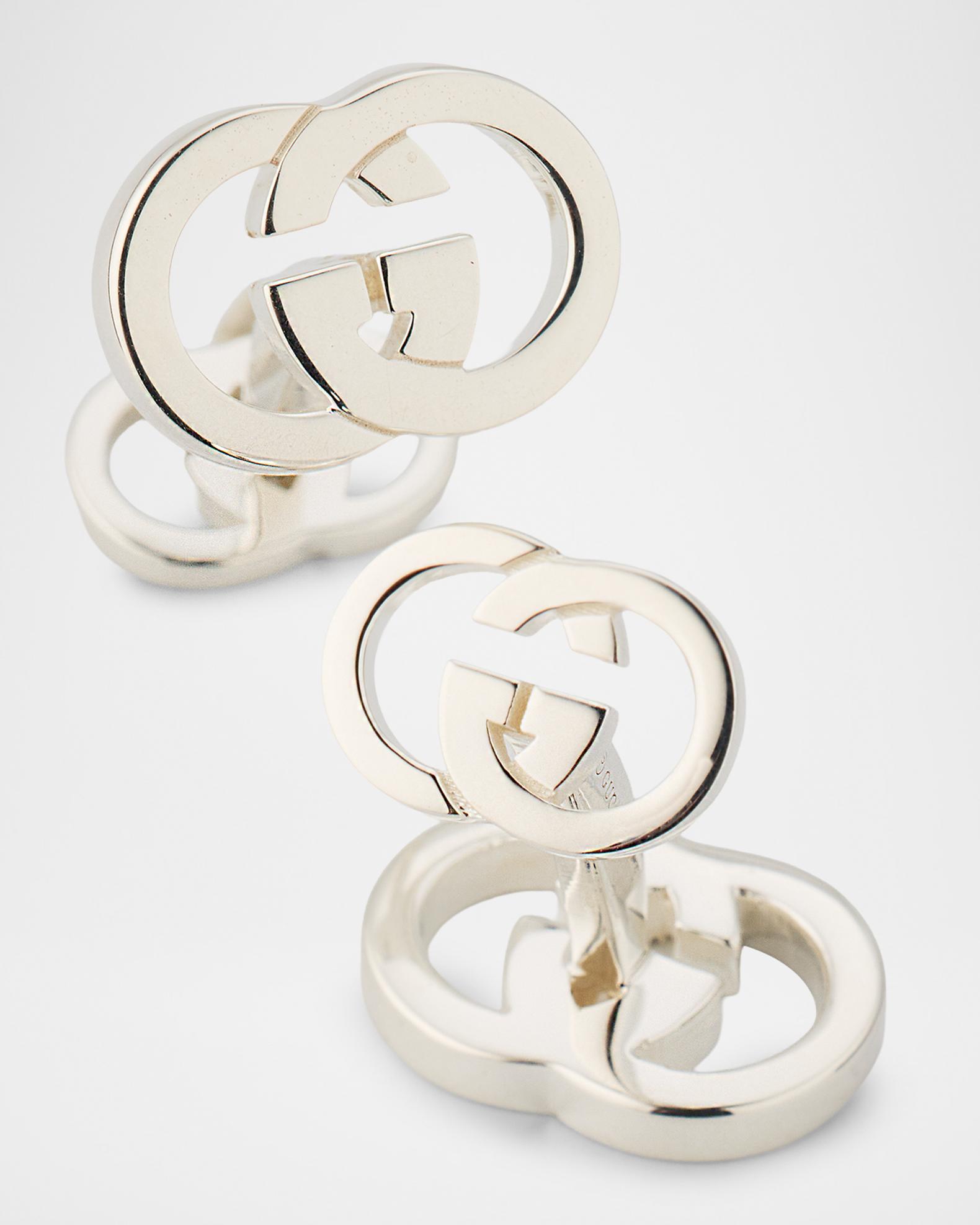 Guccio Gucci 金属クリップ フィレンツェ製 Gucci Men's Interlocking G Cufflinks | Neiman Marcus