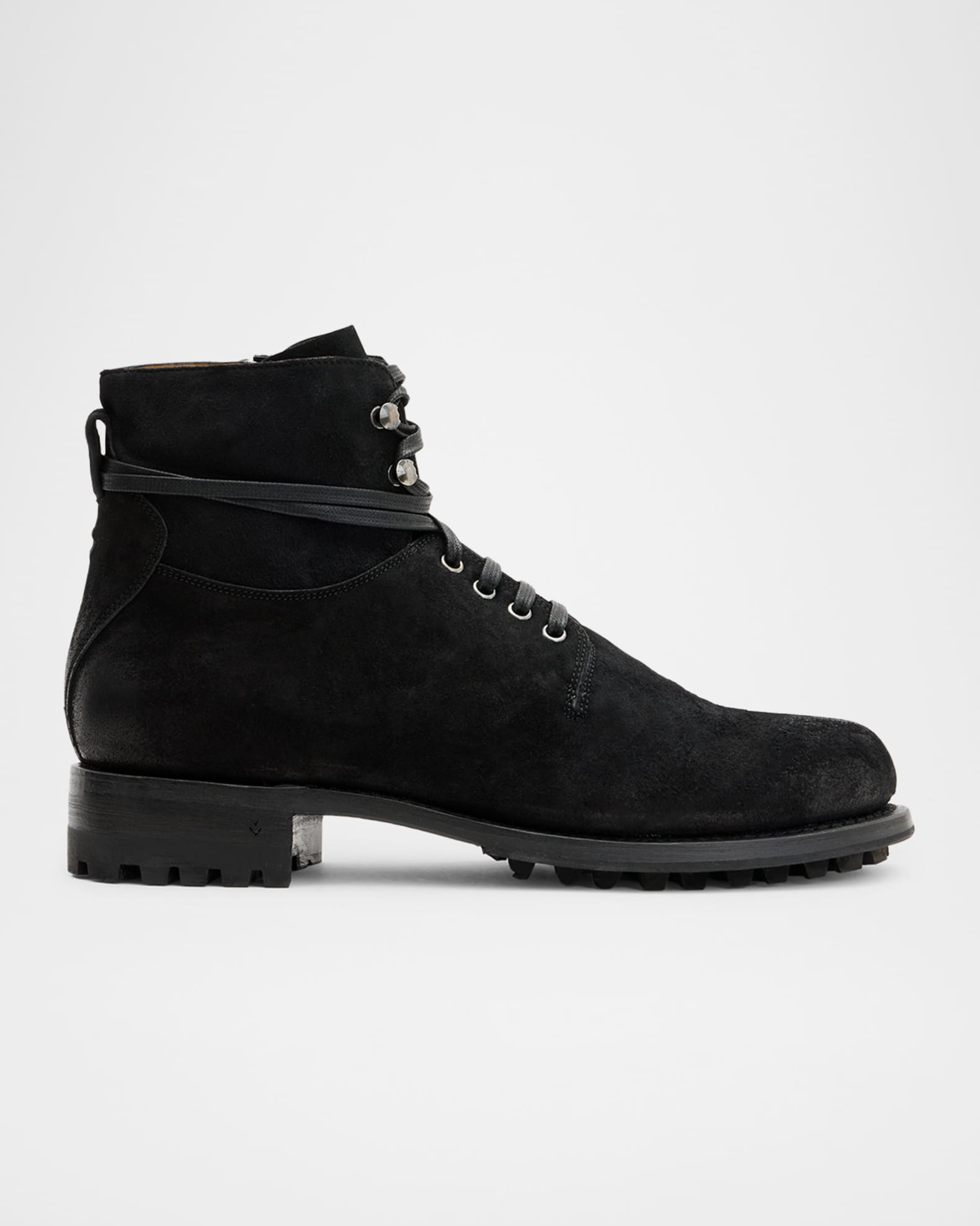 Men's Moto Suede Work Boots 0