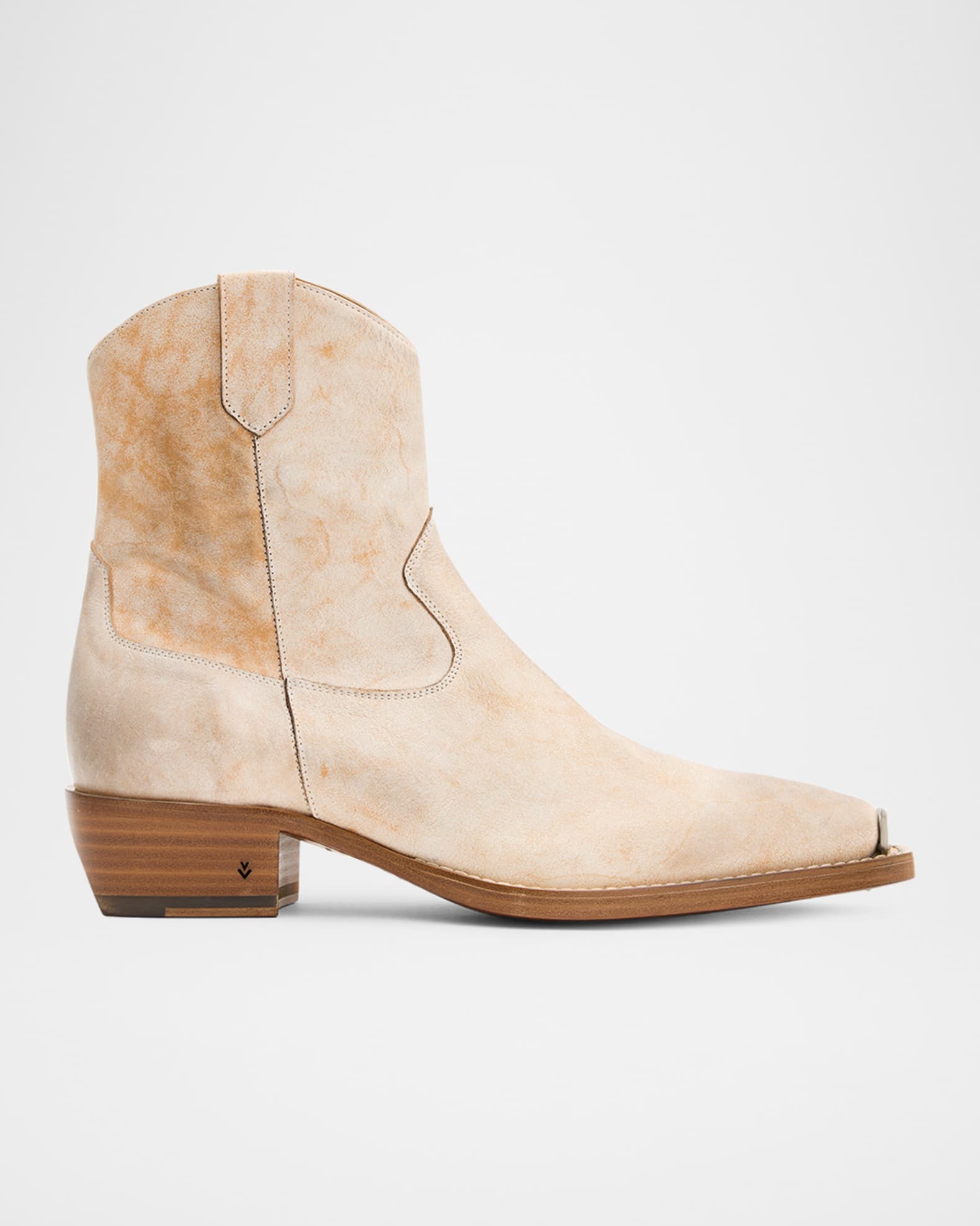 Men's Walker Tipped Leather Western Boots 0