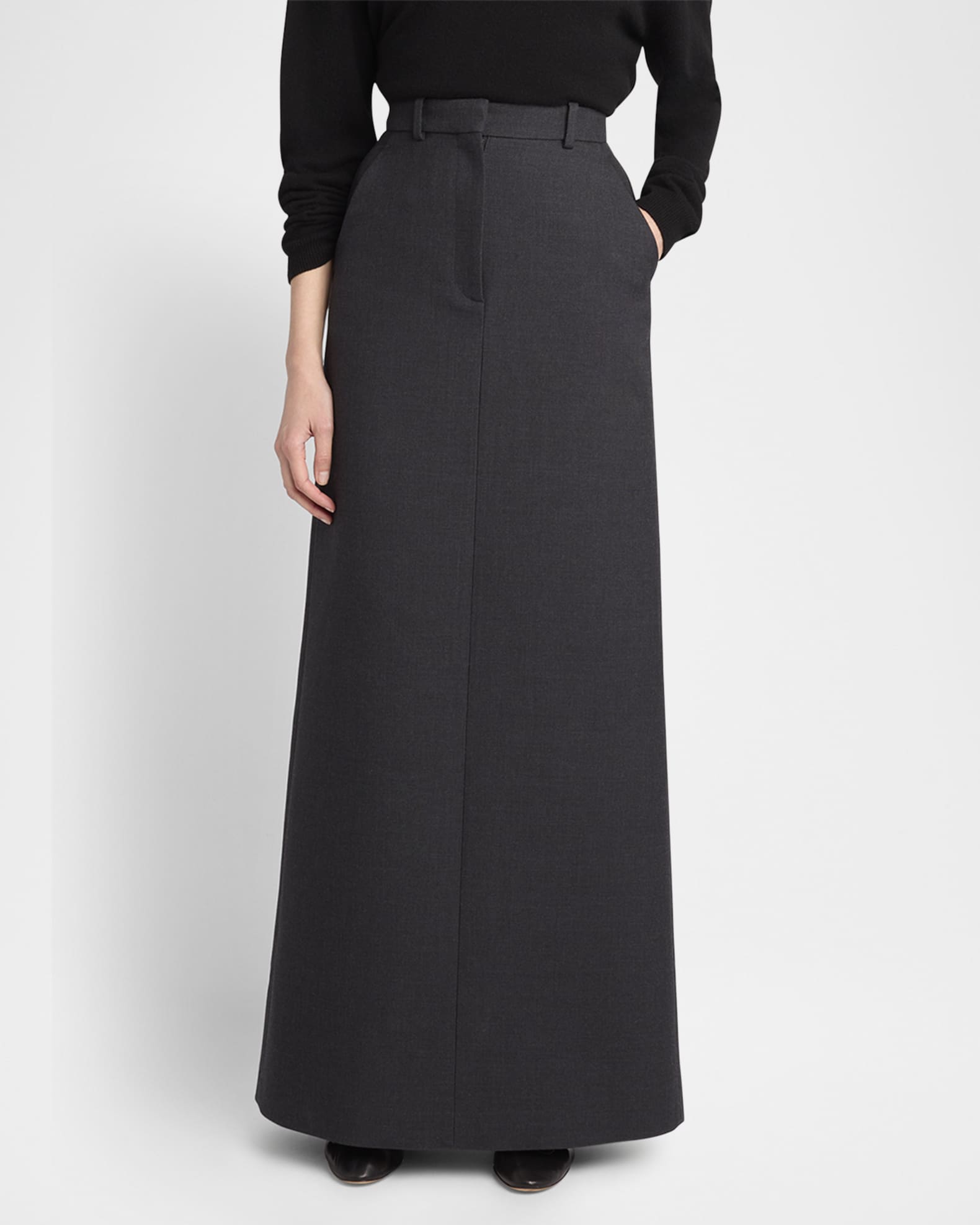 Roux Maxi Tailored Skirt 1