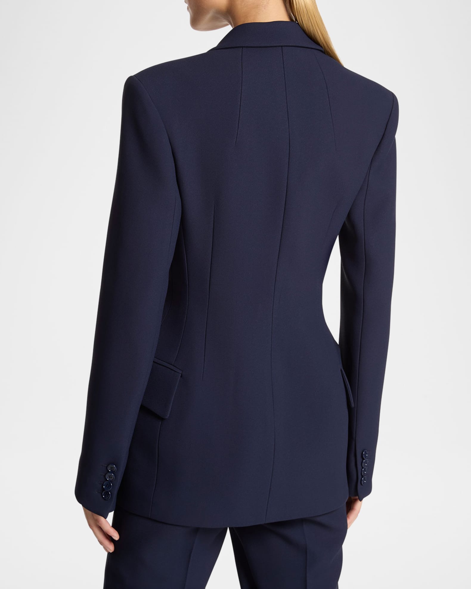 ジャケット Belted Single-Breasted Blazer Michael Kors Collection Sculpted Single-Breasted Blazer With