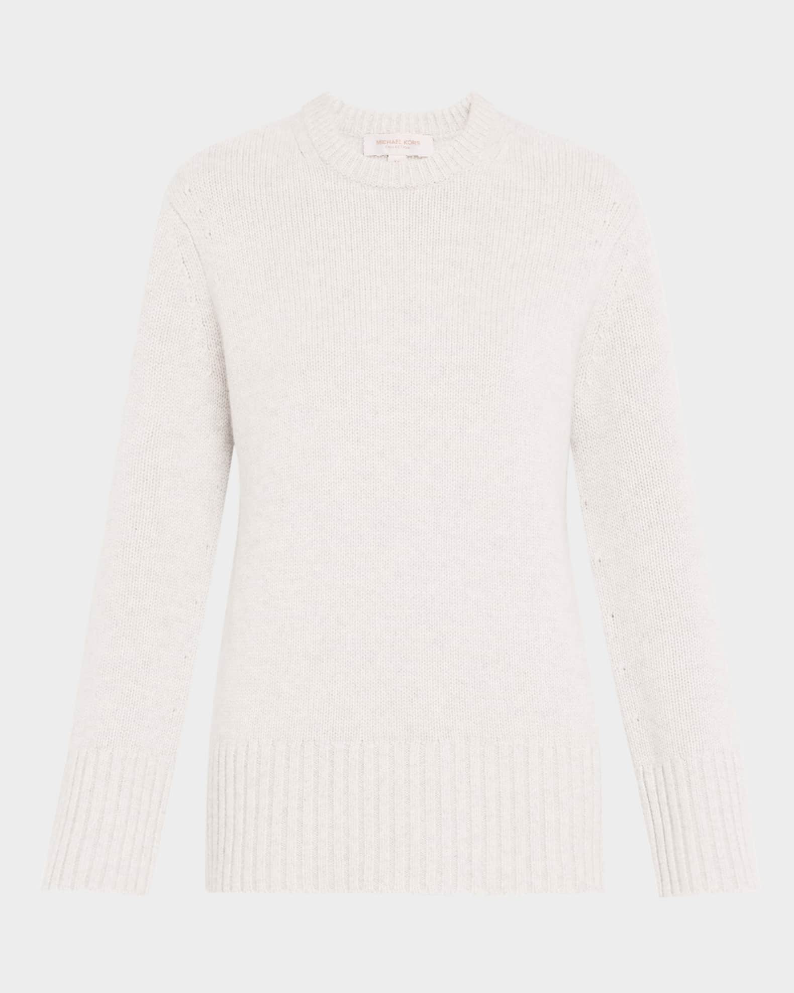 Crewneck Oversized Cashmere Tunic Sweater